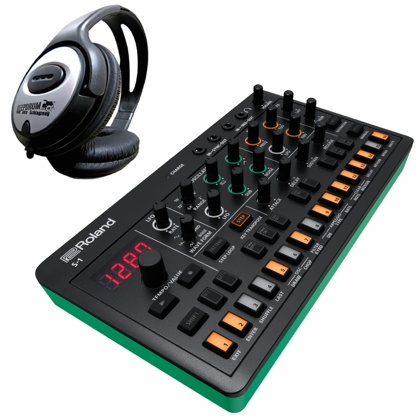 Roland Aira Compact S-1 Tweak Synthétiseur + casque Keepdrum