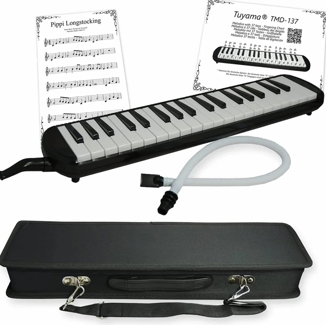 Mélodica 37 touches TMD-137A avec embouchure et étui