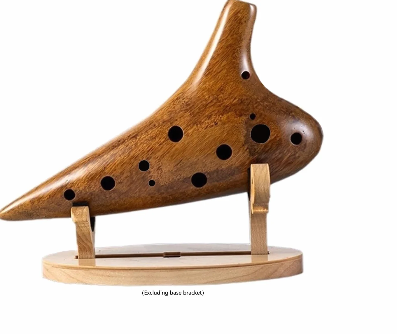Professionnel Ocarina en Bois Alto 12 Trous Accordé en Do