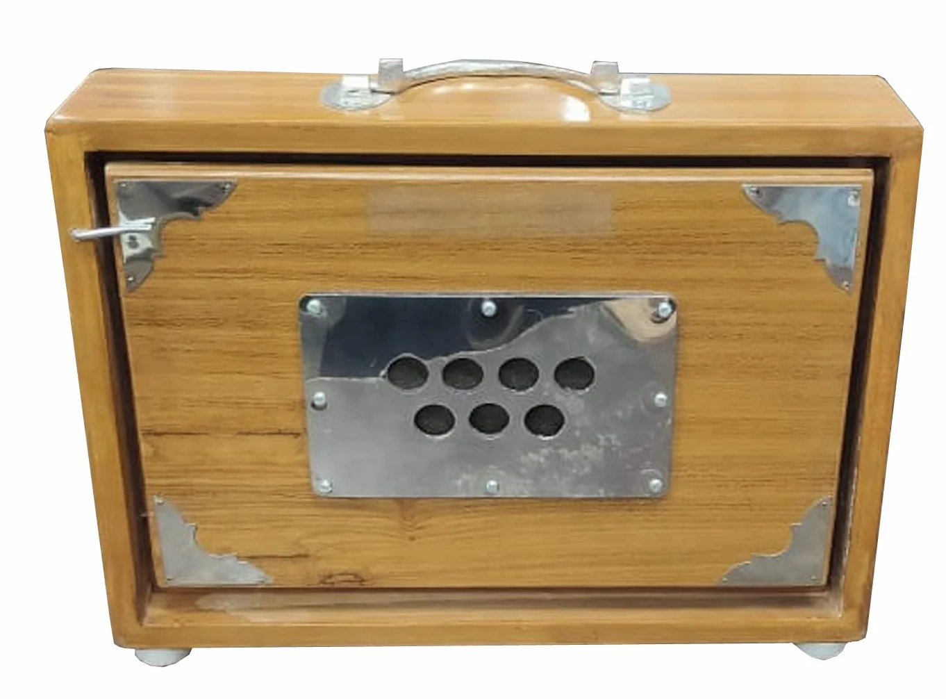 Shruti Box Surpeti 432 Hz Bois de teck massif 13 arrêts pour Yoga Bhajan Kirtan Thérapie