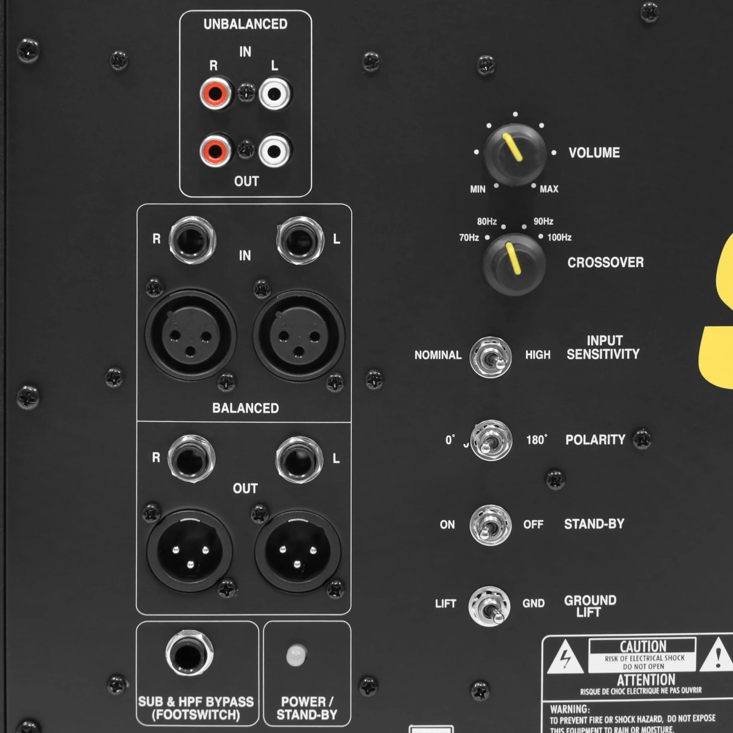 KRK S8.4 Caisson de Basses Actif Subwoofer 113 dB 109W