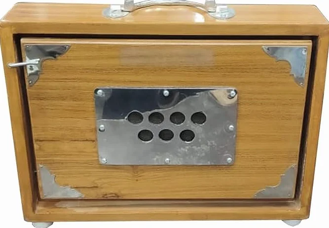 Shruti Box 30,5 cm instrument de musique accordé 432 Hz bois de teck sac de transport
