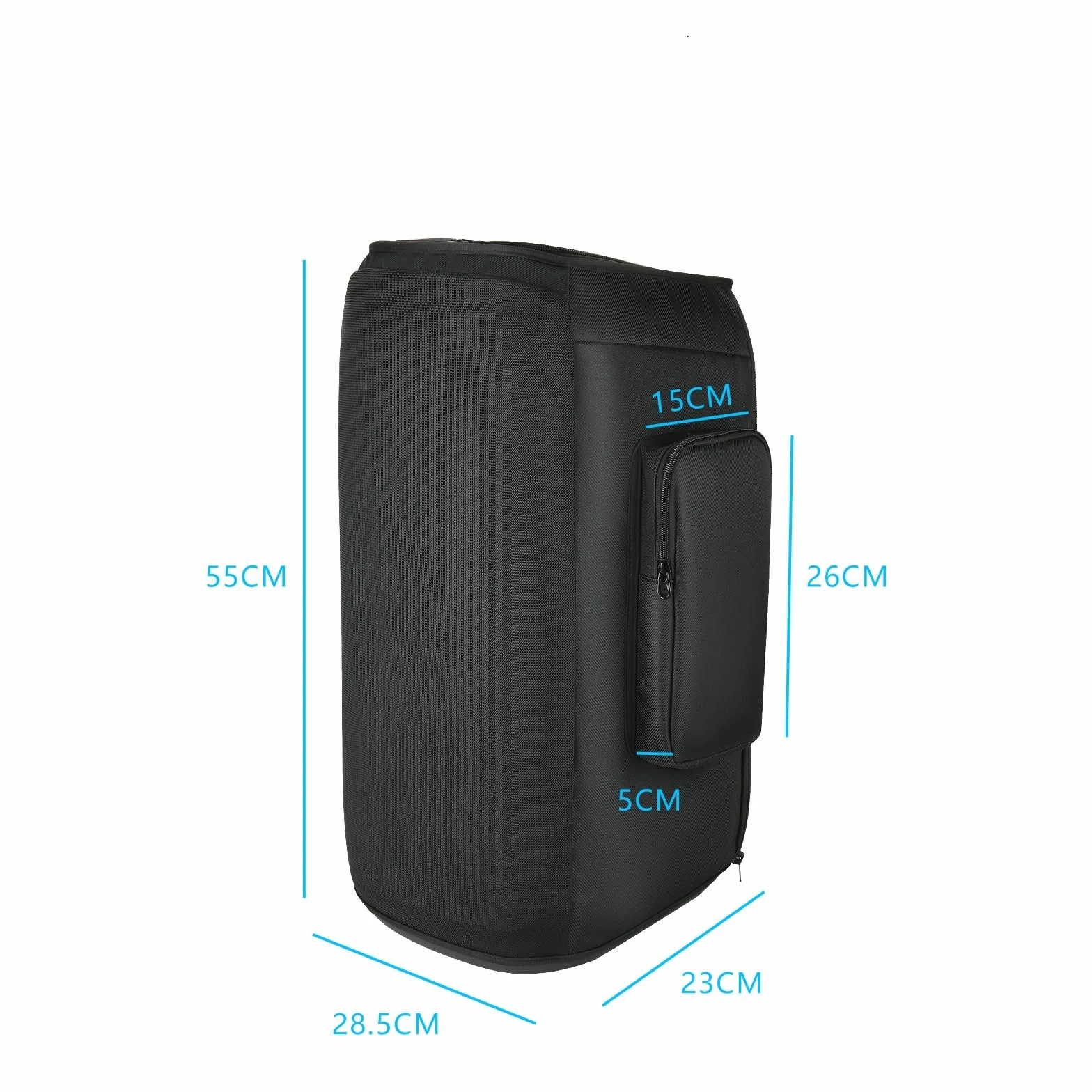 Housse de protection anti-poussière JBL PartyBox Club 120 avec double poche rangement microphone