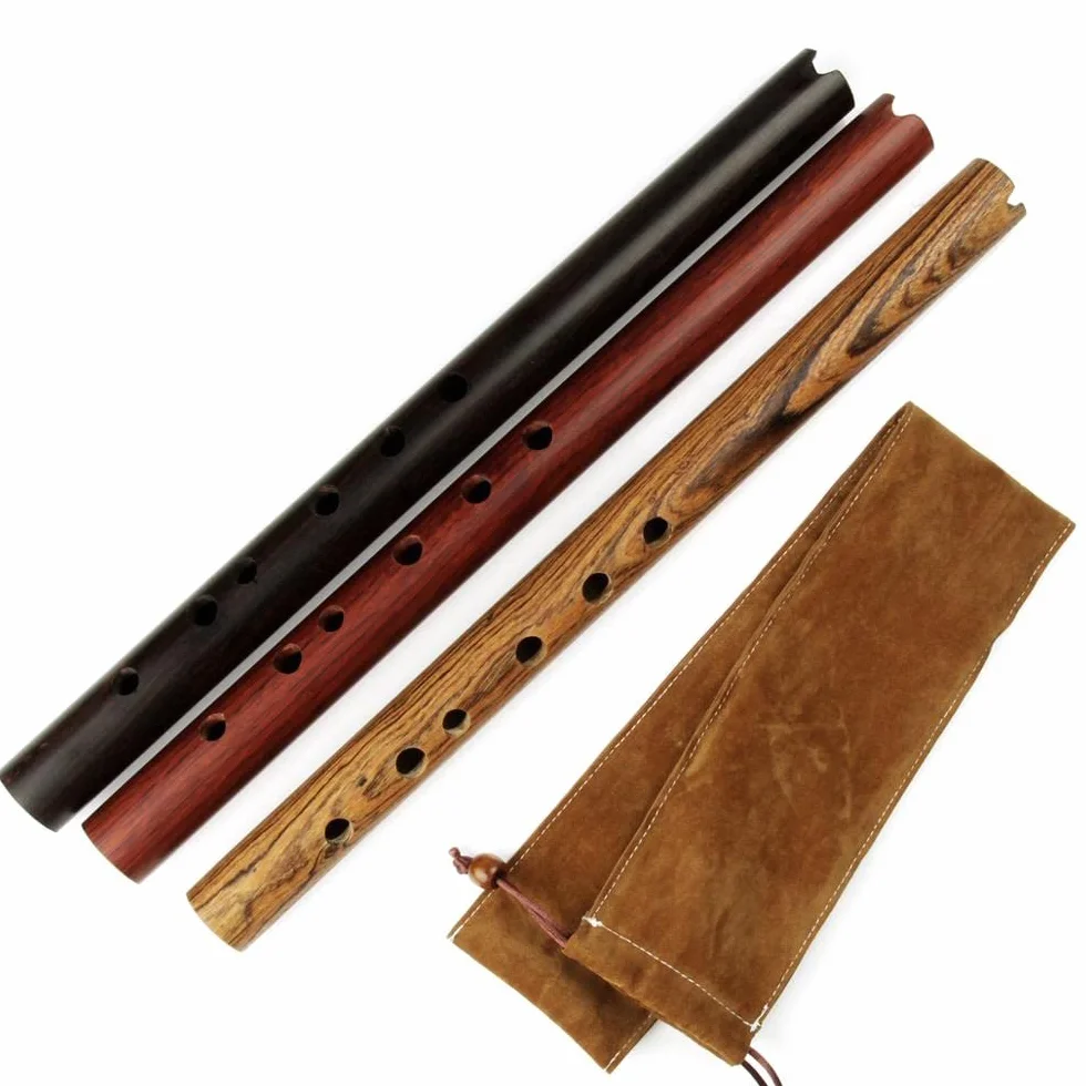 Flûte en Bambou G Key Brown Verticale Faite à la Main Instruments de Musique Clarinette Redwood Quena Débutant
