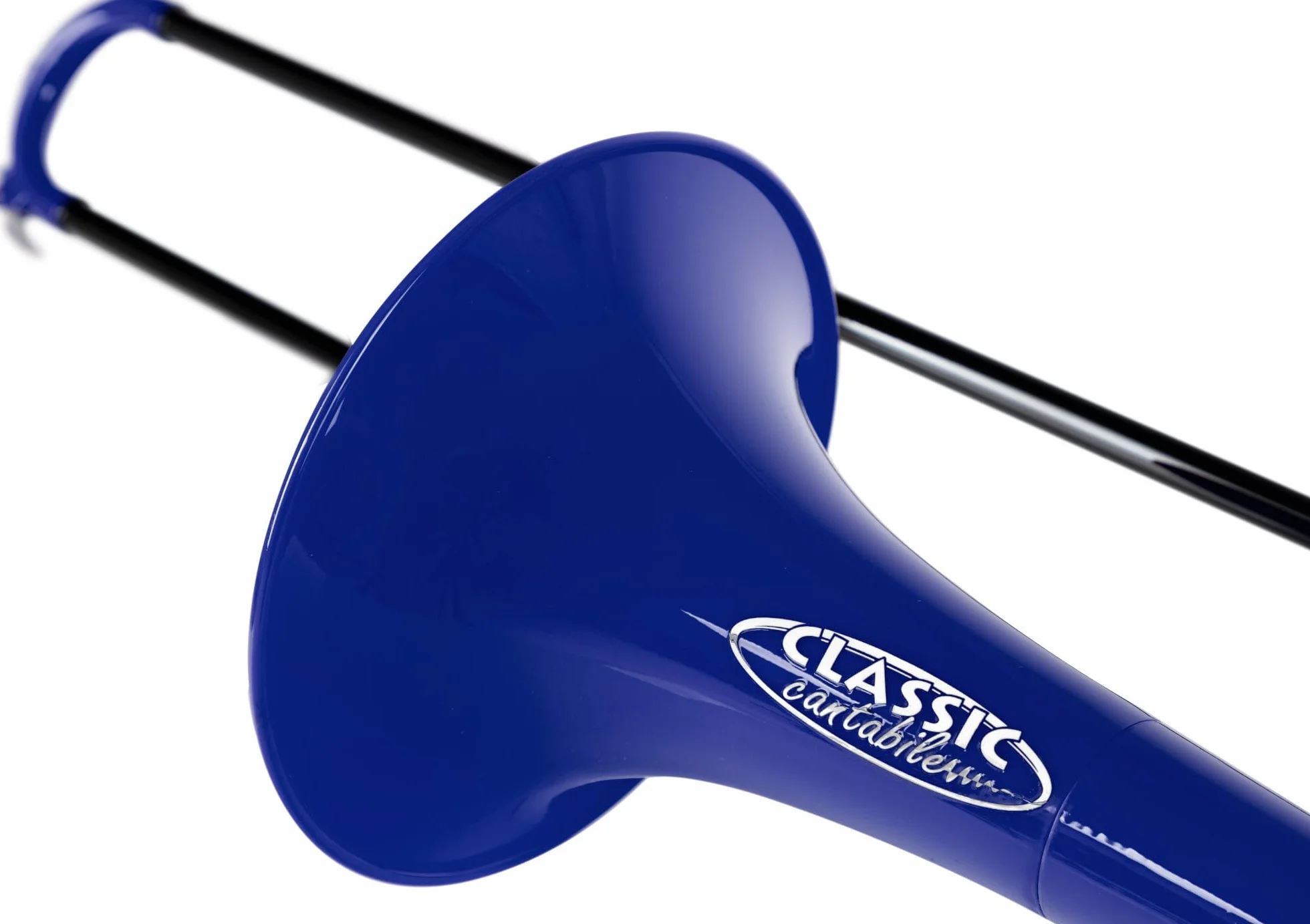 Classic Cantabile MardiBrass Trombone Ténor en ABS Bb 660g léger 12 mm bleu