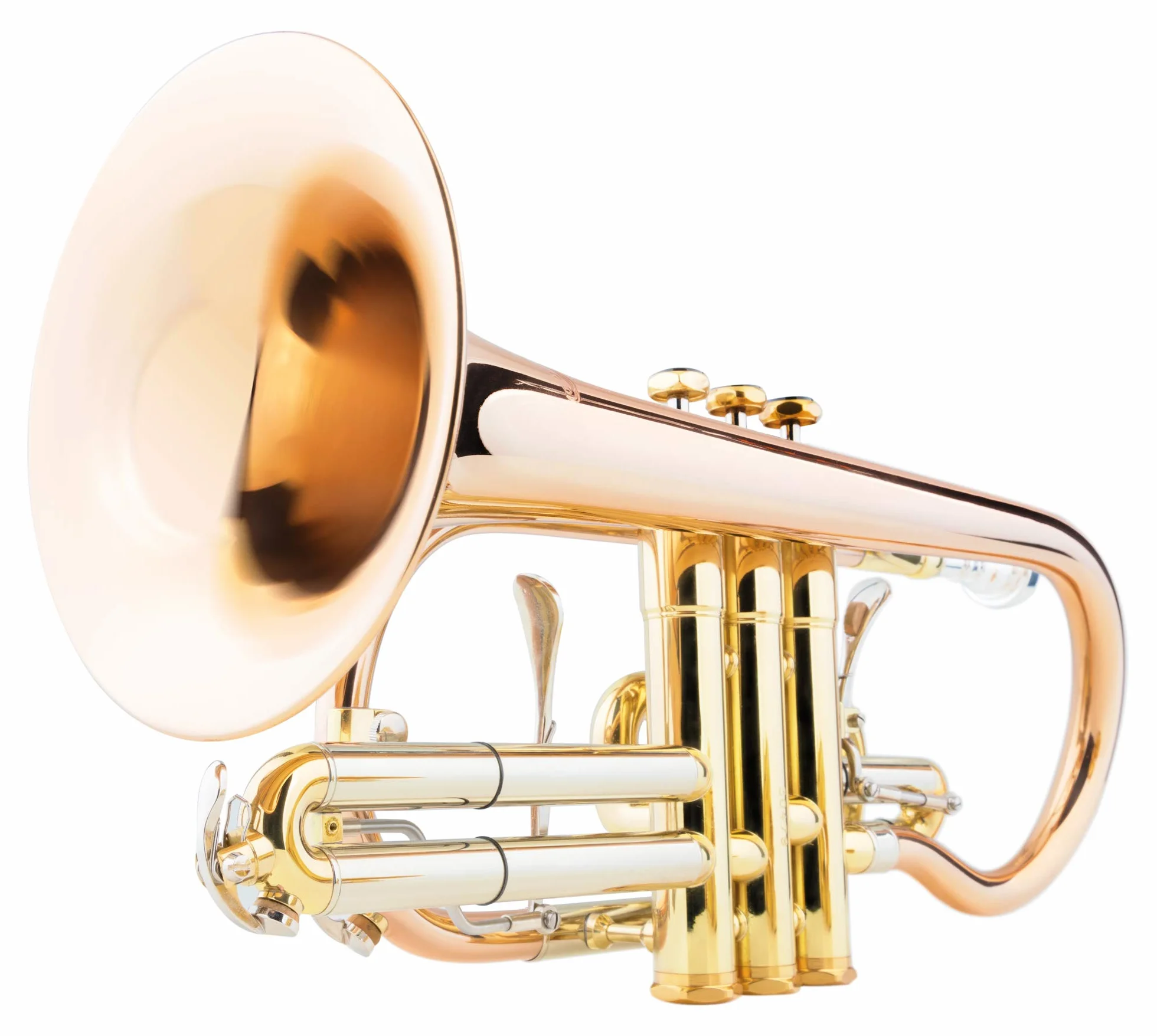 Cornet Sib CR-18L en laiton doré pistons acier inoxydable étui léger laqué