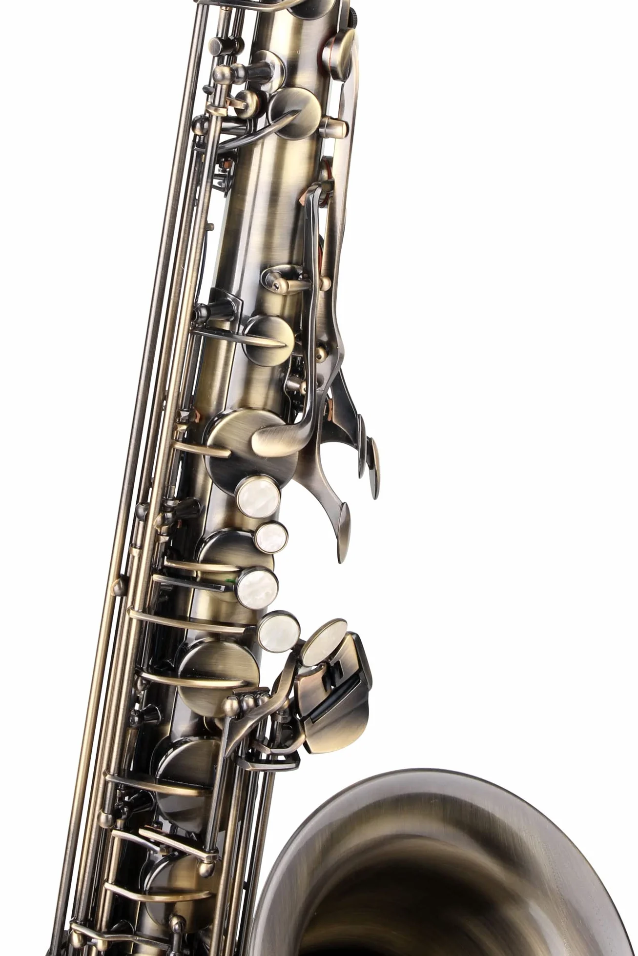 Classic Cantabile TS-450 Saxophone Ténor Set Antique Yellow Laiton Vintage