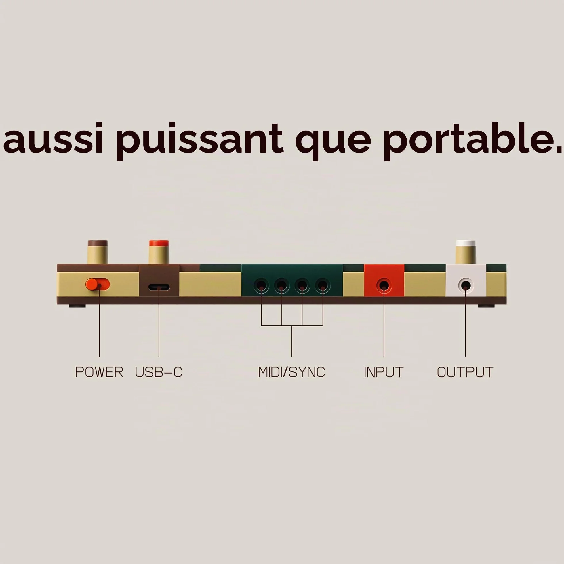 Teenage Engineering EP-1320 séquenceur médiéval échantillonneur électronique avec microphone et haut-parleur