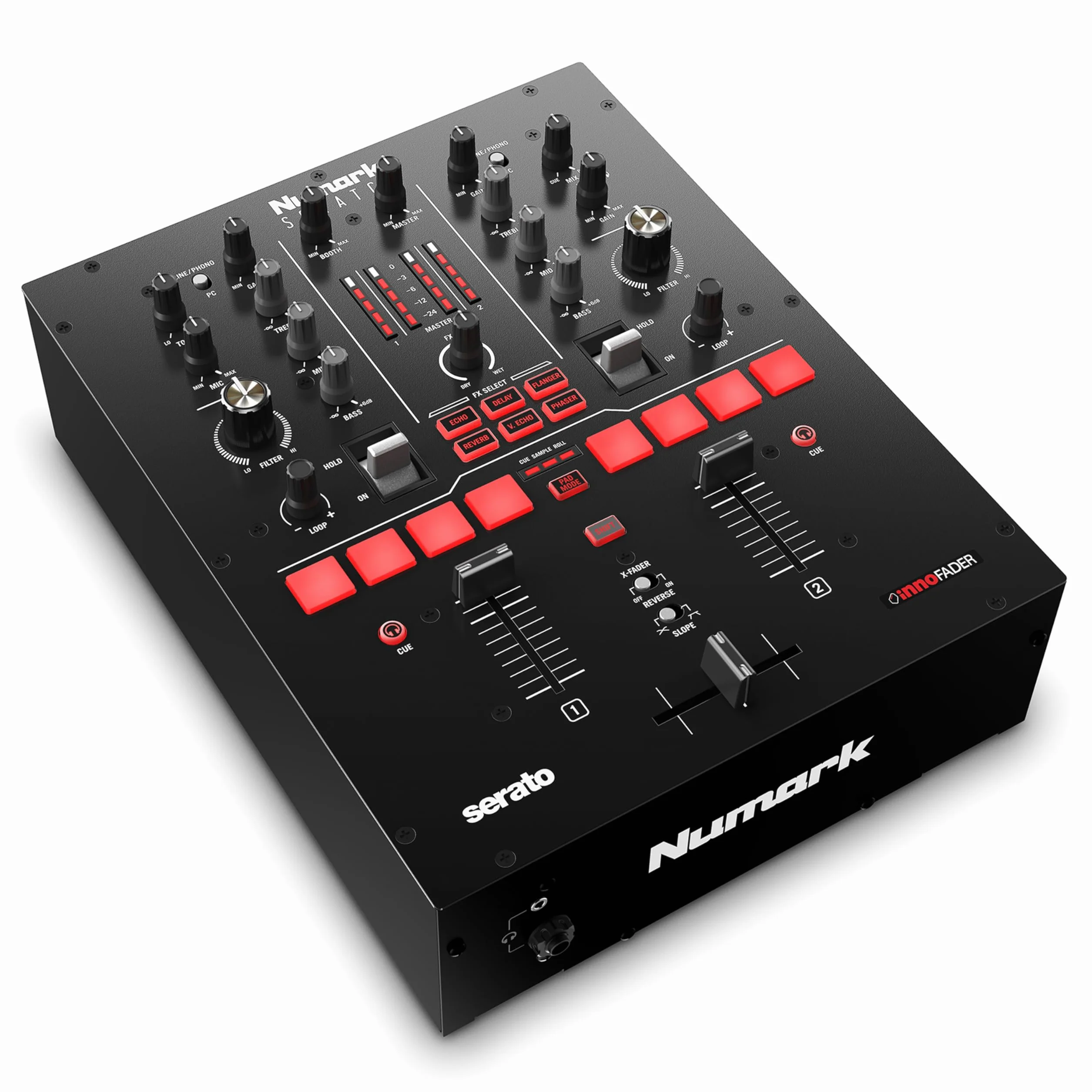 Numark Scratch Table de Mixage 2 Voies avec Serato DJ, Crossfader Innofader, Licence DVS, 24-Bit