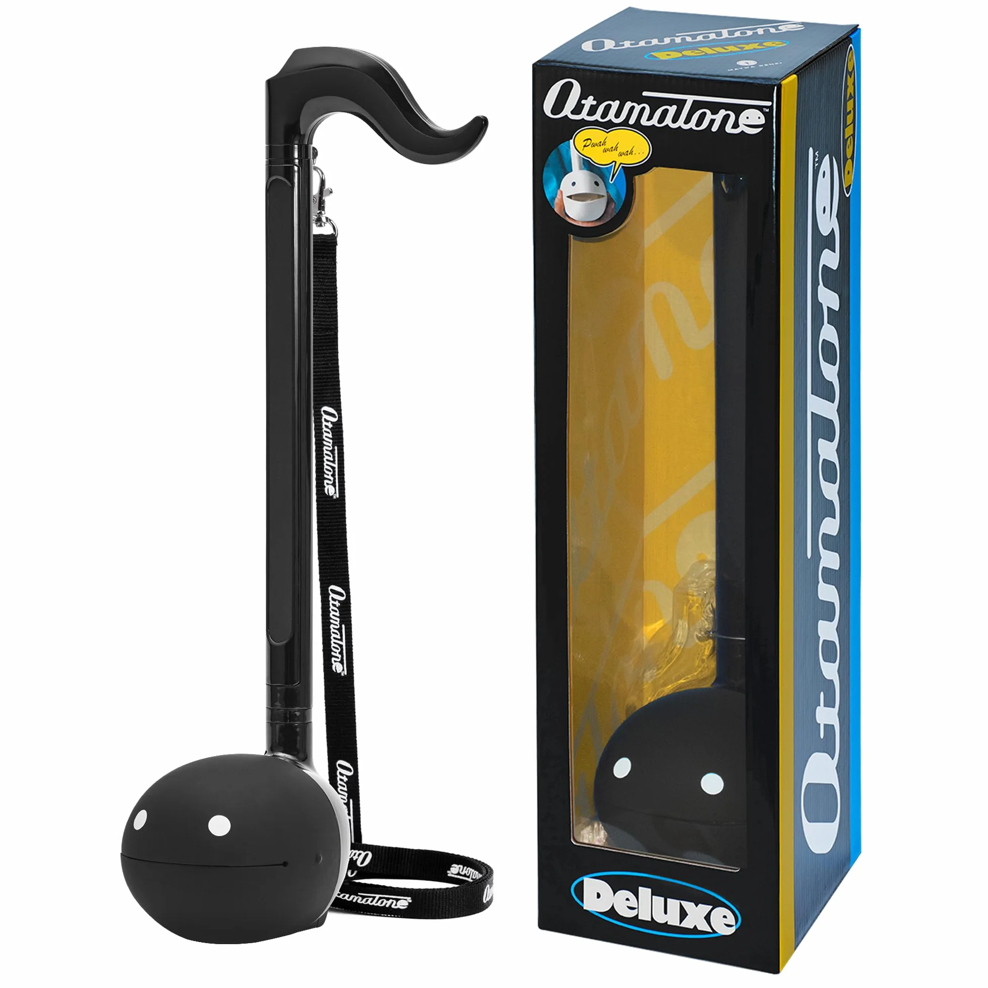Otamatone Deluxe Édition Anglaise - Instrument de Musique Électronique Japonais Noir, Maywa Denki