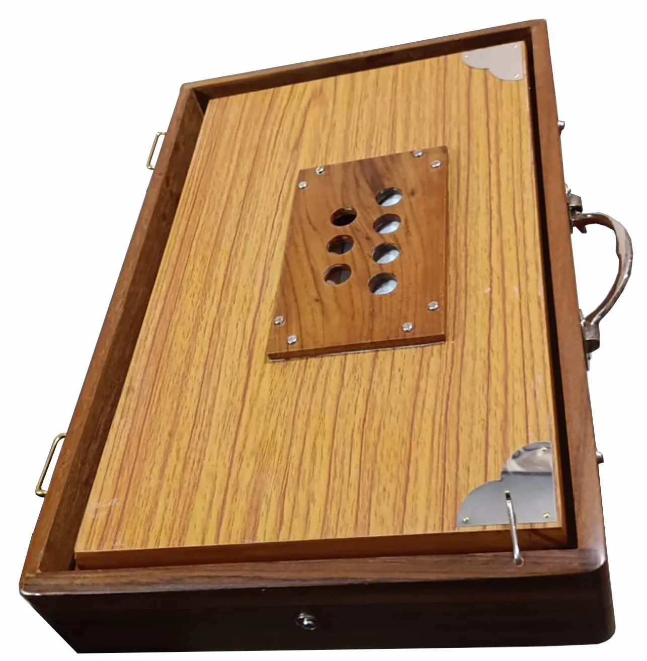 Superbrass Shruti Box en teck Gamme complète tonale 13 bouchons