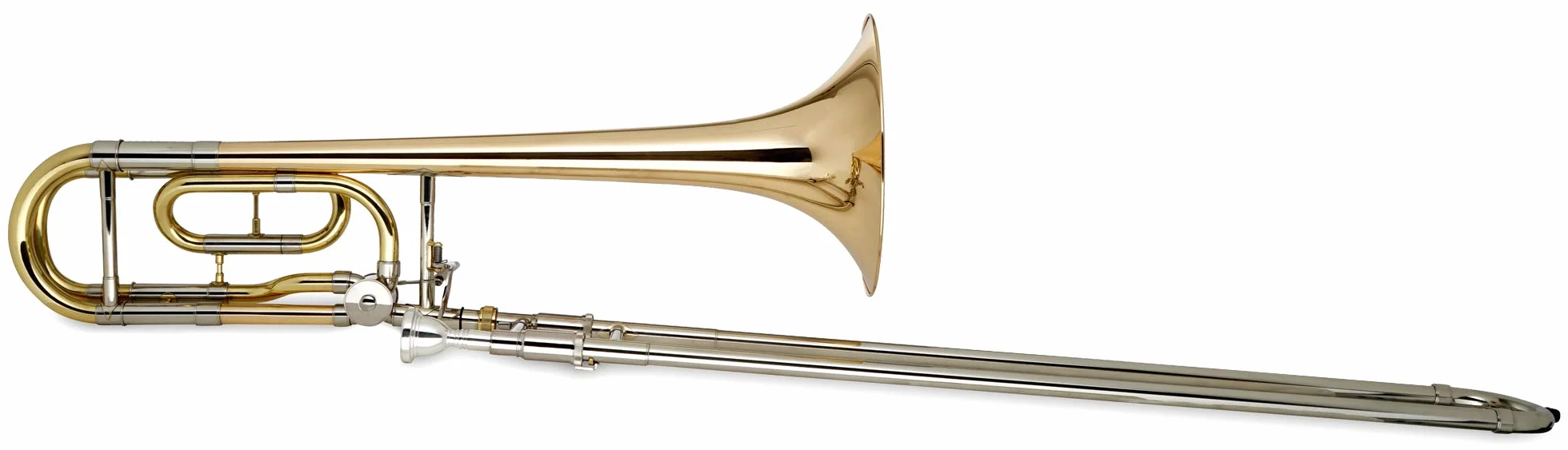 Classic Cantabile QP-42 Trombone Quart Bb/F Pavillon laiton doré 215 mm 13,89 mm