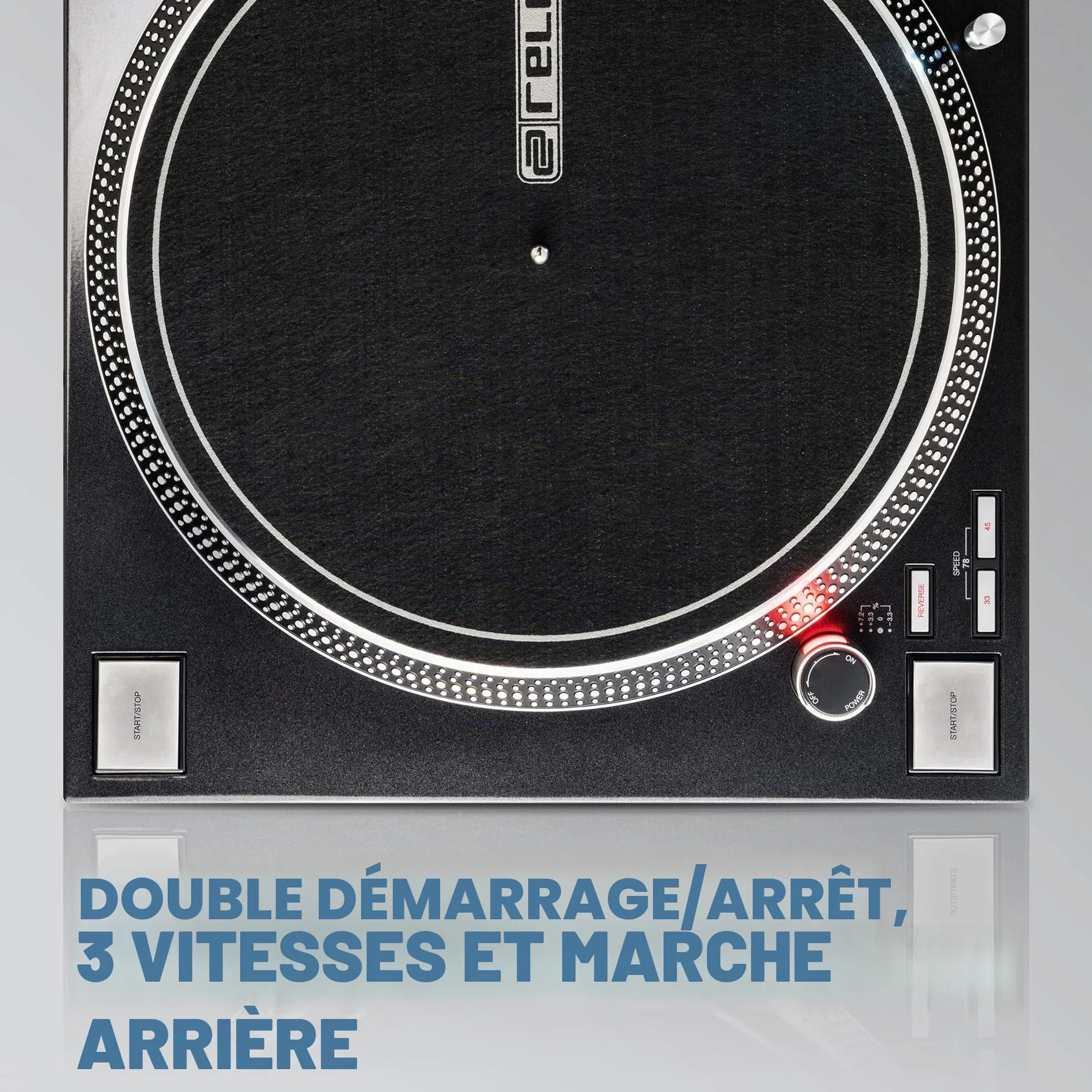 Reloop RP-7000 MK2 Platine DJ Professionnelle avec entraînement Direct Upper Torque Quartz