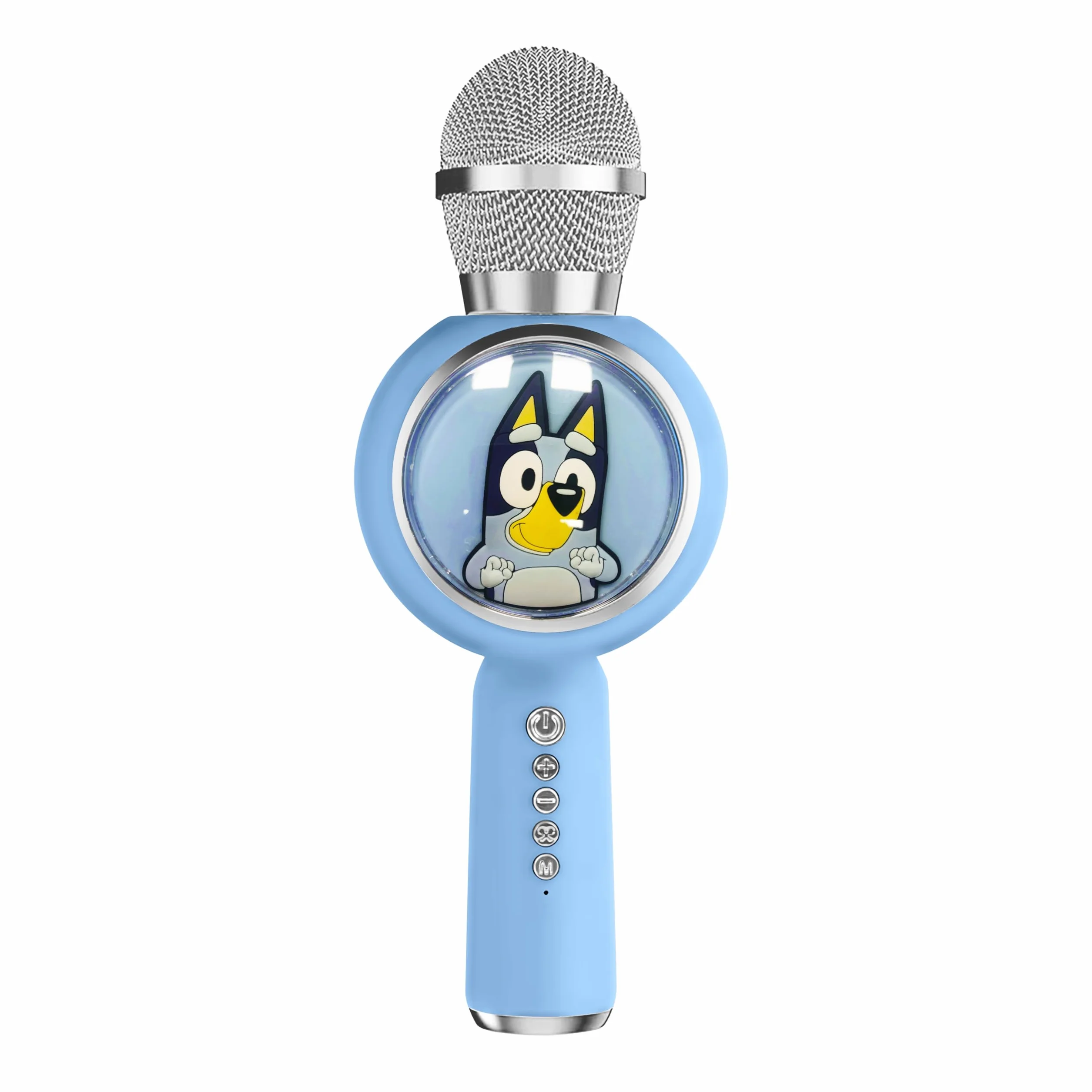OTL Technologies Microphone karaoké Bluey sans Fil avec Haut-Parleur LED