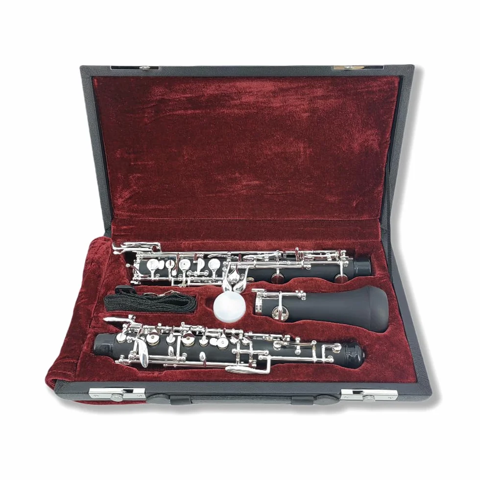 Yinfente Obôe Ebonite C Clé Gauche F Résonance Semi-Automatique Instrument à Vent