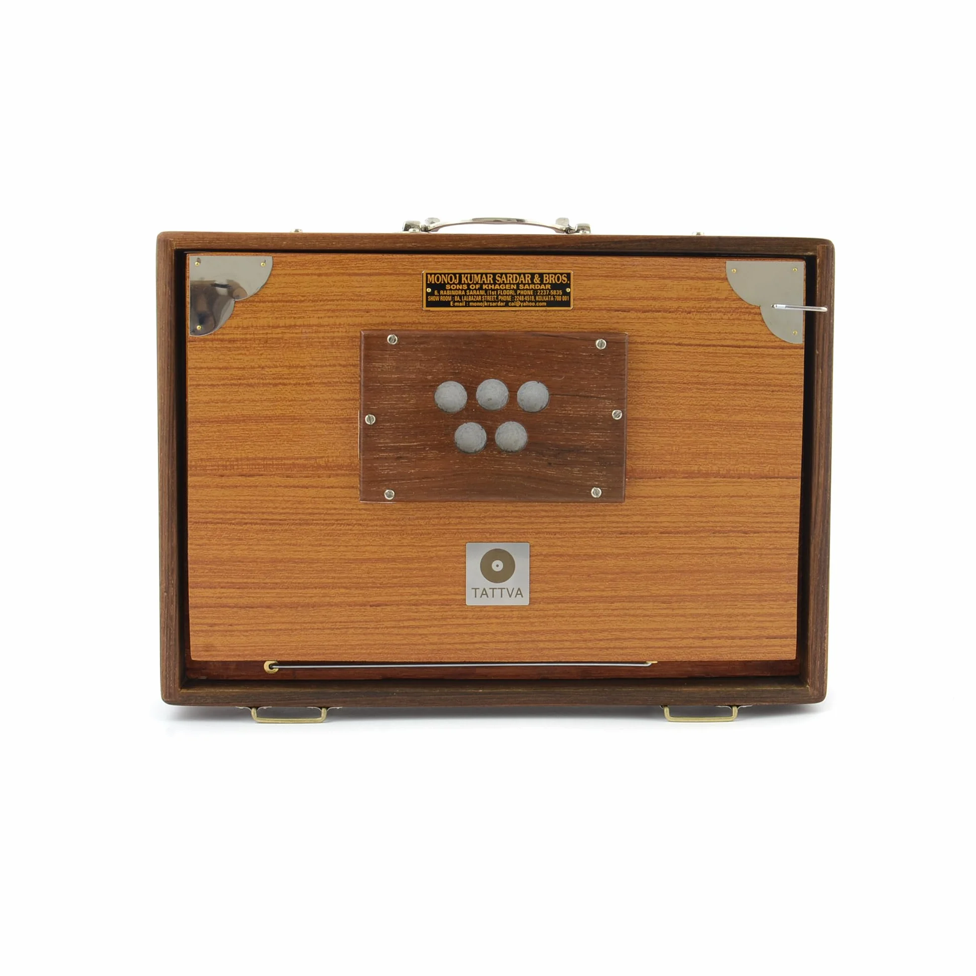 TATTVA Professional Boîte de courtoisie taille moyenne 440 Hz 13 arrêts PALITANA Premium Reeds