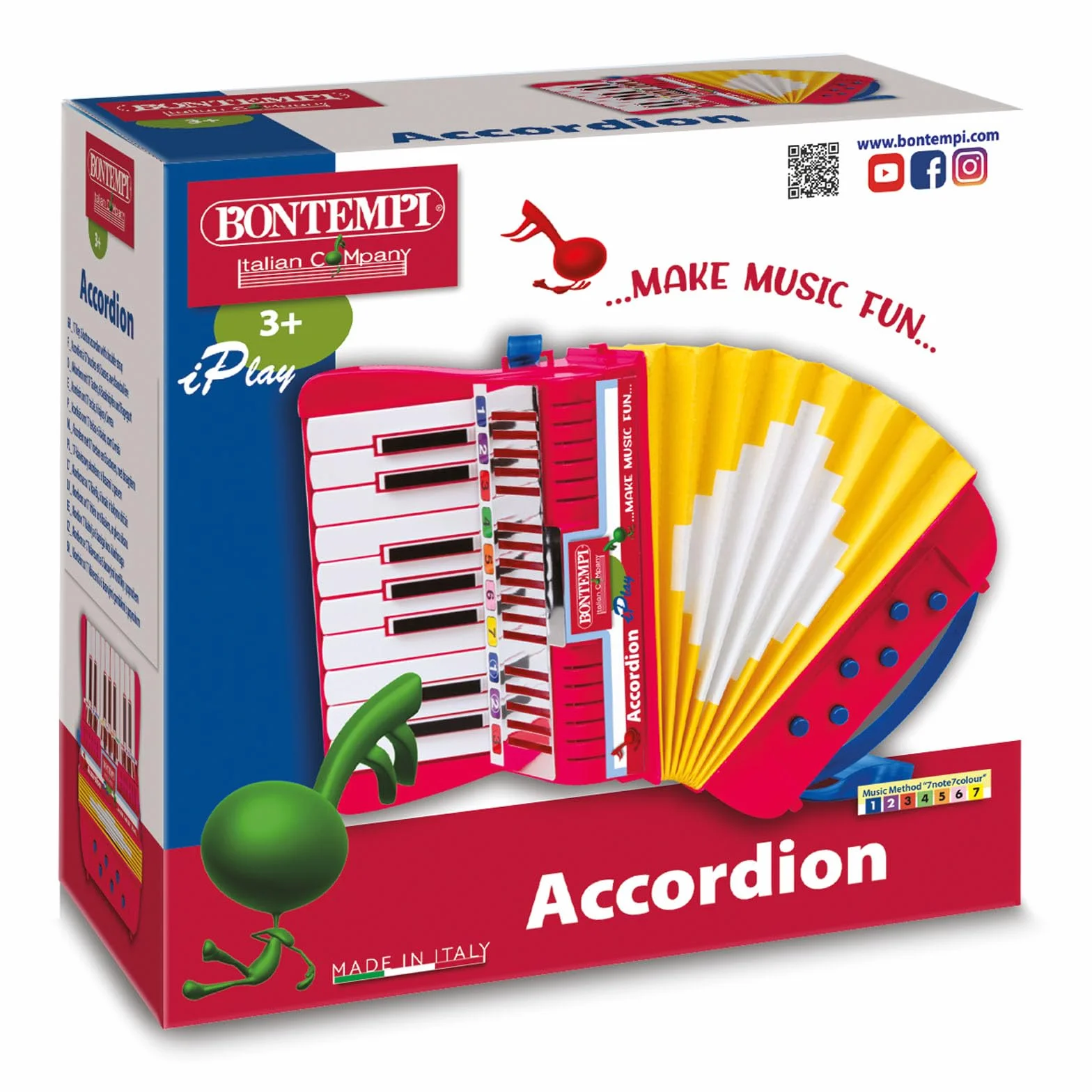 Bontempi Accordéon Instrument de Musique 331780