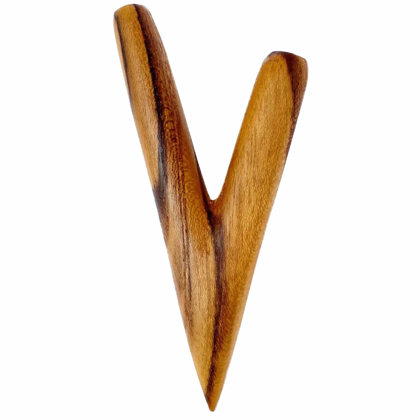 Sifflets chamaniques Amazonas Teak Rapei Rituel Poussière