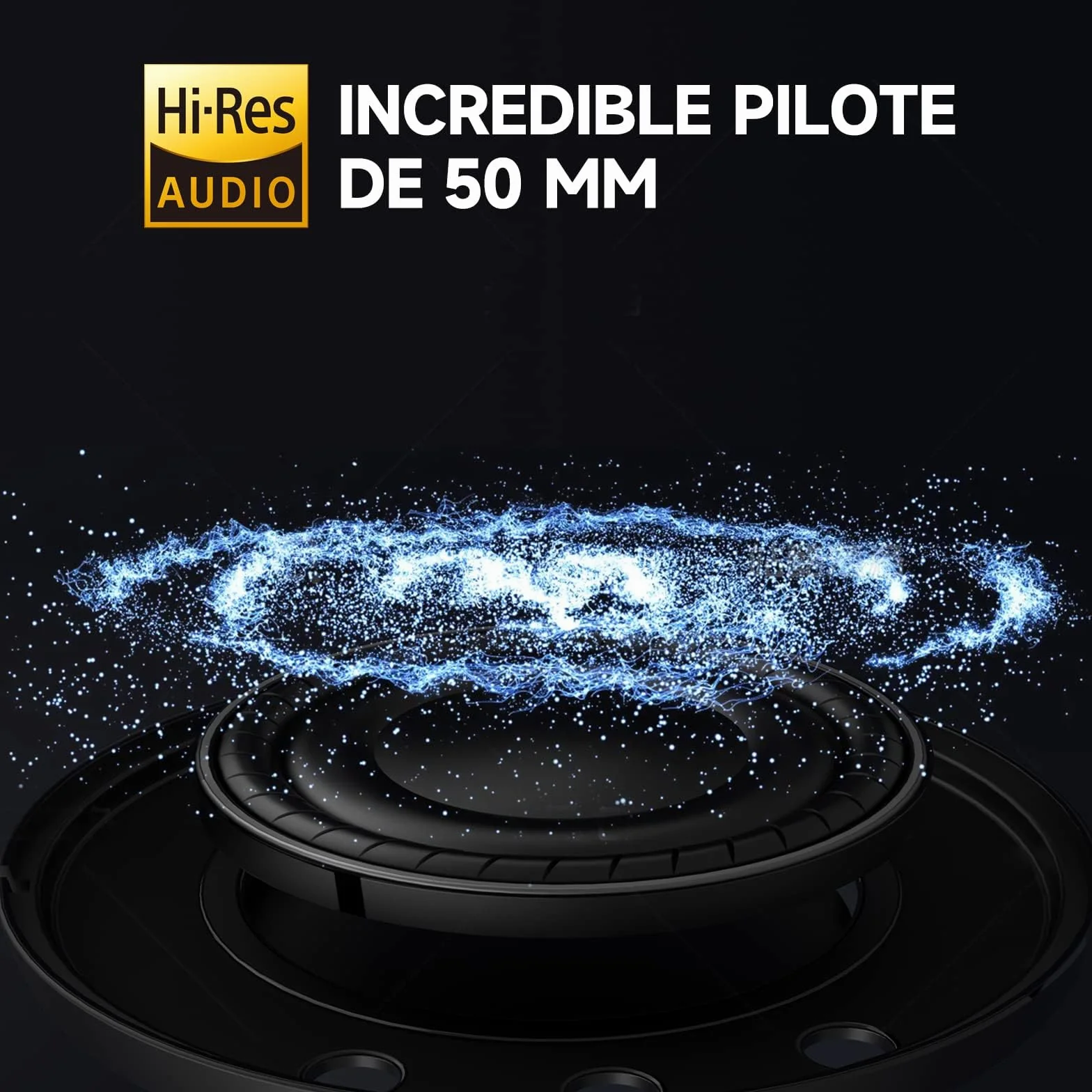 OneOdio Casque Audio Filaire DJ Hi-Res Audio Extra Basse Son Pliable avec Micro Share-Port Pro-10