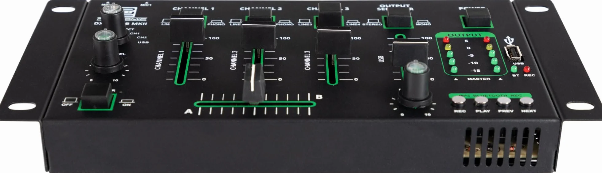 Pronomic DX-50 USB MKII Mixeur DJ 4 Canaux Bluetooth