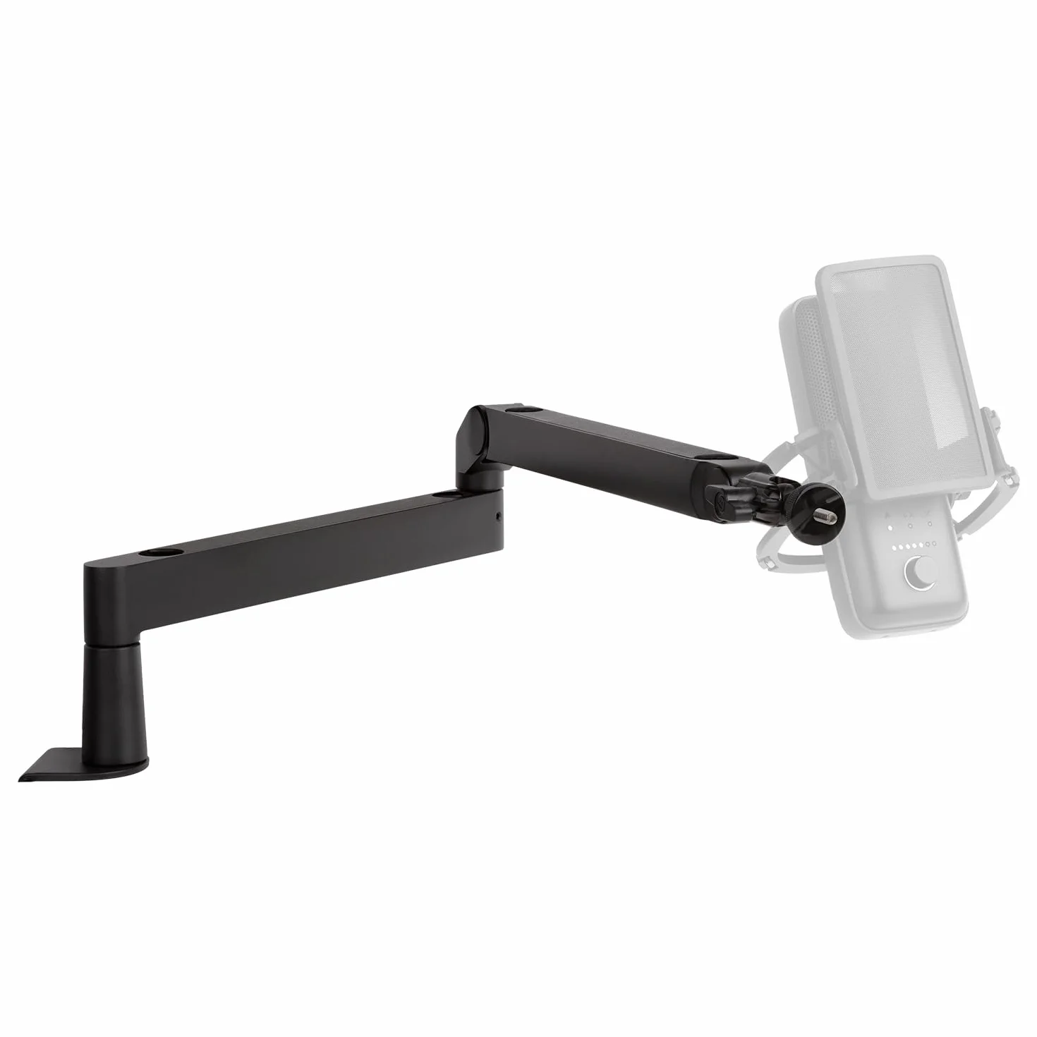 Elgato Wave Mic Arm LP - Perche micro compacte avec passe-câbles, pince bureau, réglable pour podcast streaming jeu