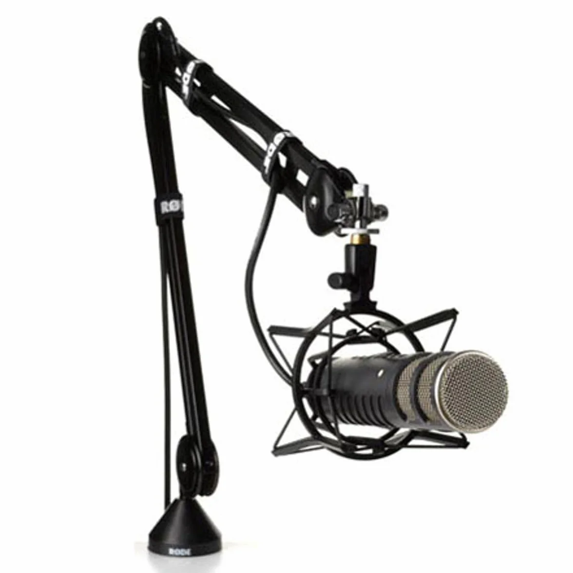 RODE PSA1 Bras Perche de Studio Professionnel, Ressorts Internes Silencieux, Pince de Bureau Noir
