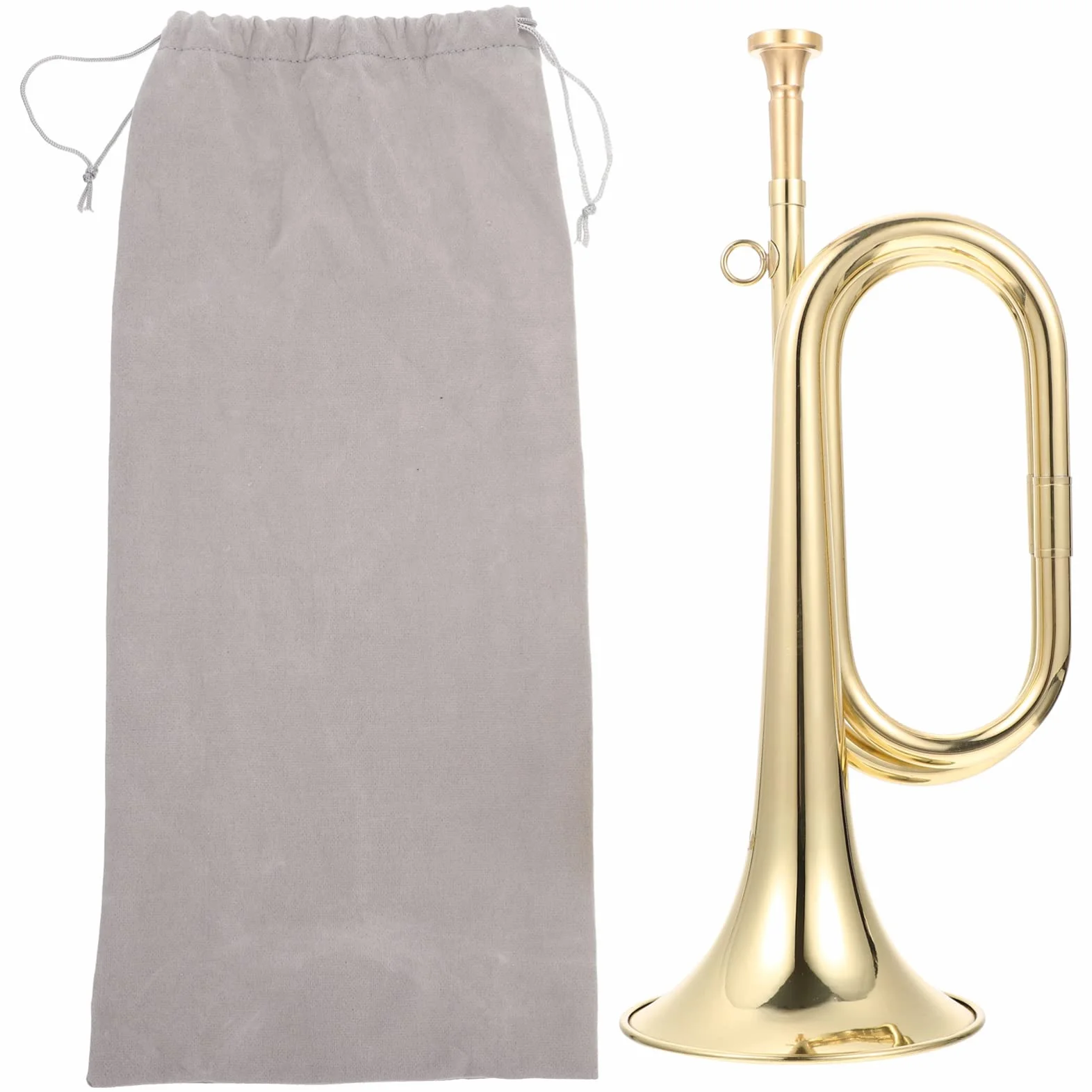 Clairon De Cavalerie En Laiton 31Cm Pour Débutants - Instrument À Vent Portable Avec Son Naturel