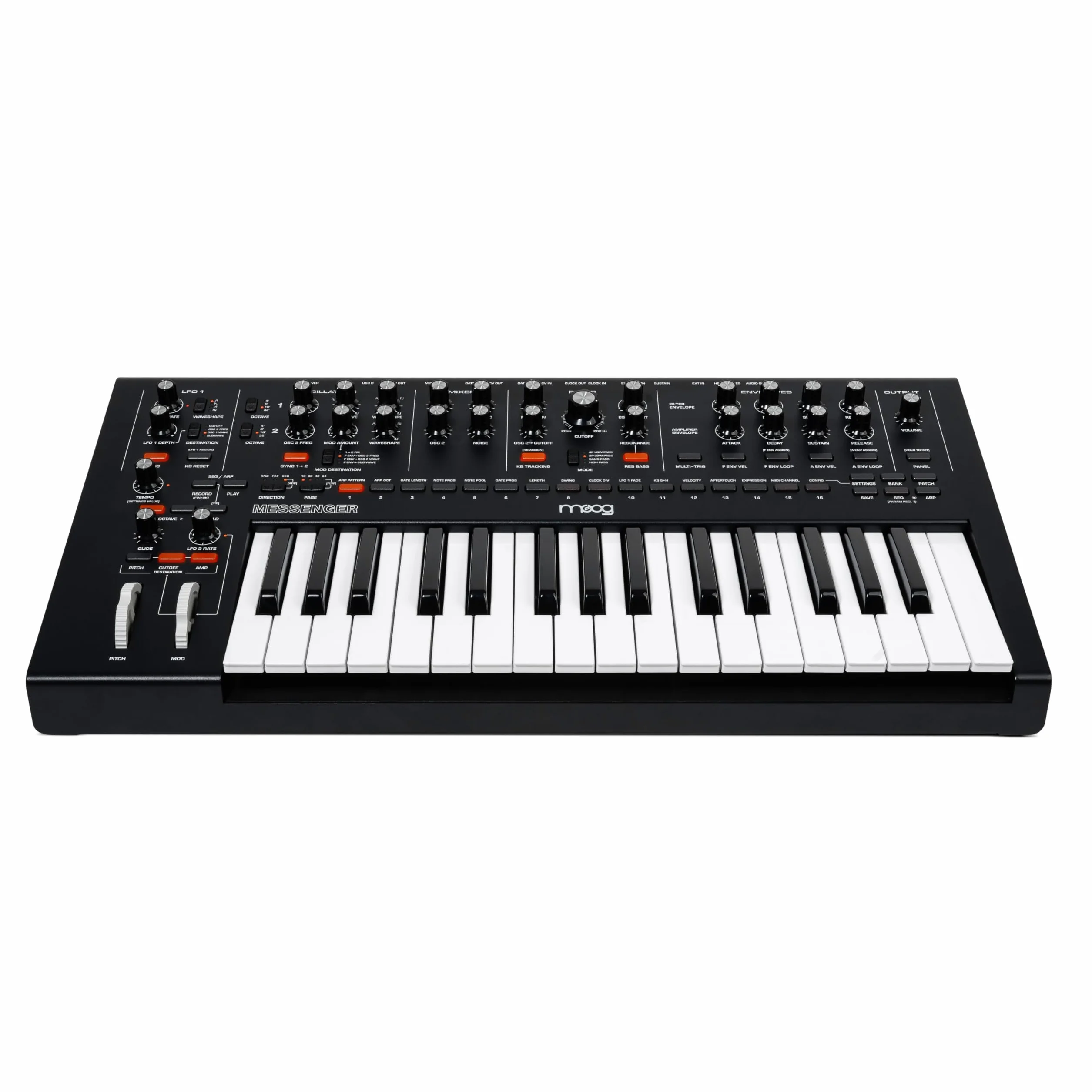 MOOG Messenger Synthétiseur Monophonique Analogique 32 Touches Séquenceur 64 Pas