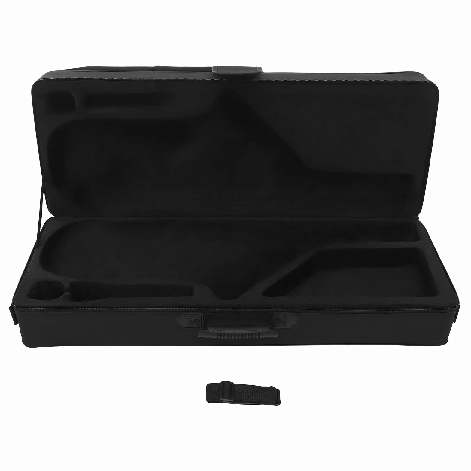 Étui Saxophone Ténor Toile Nylon Housse Transport Mousse Antichoc 31×21×82 cm