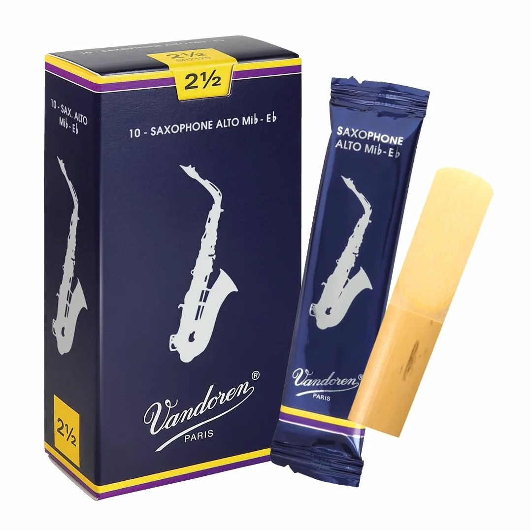 Vandoren Traditionnel Anche pour Saxophone Alto Puissance 2 1/2