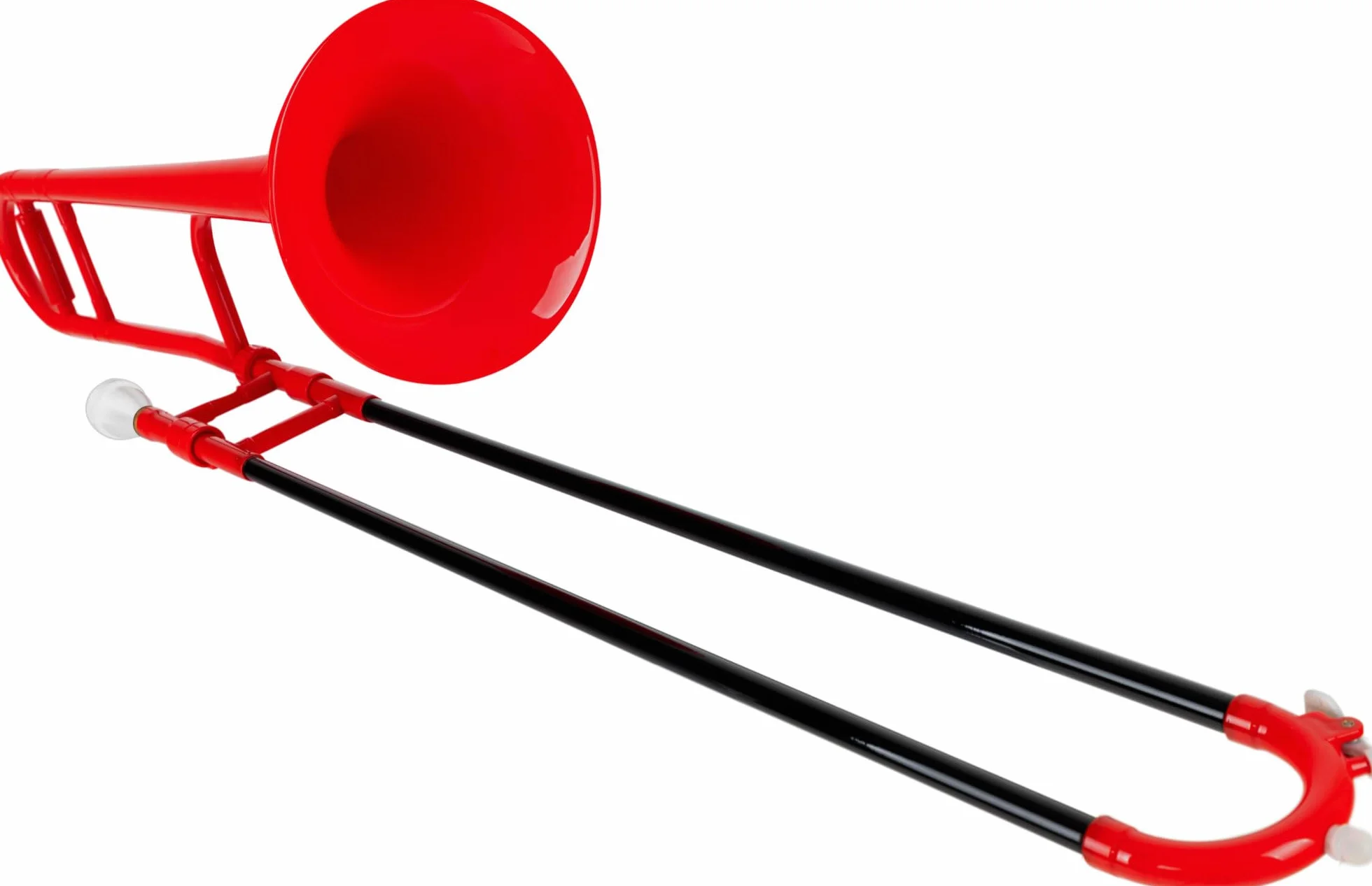 Classic Cantabile MardiBrass Trombone Ténor en ABS, Accord Bb, Coulisse en Fibre de Verre, 660g, 12mm, Rouge