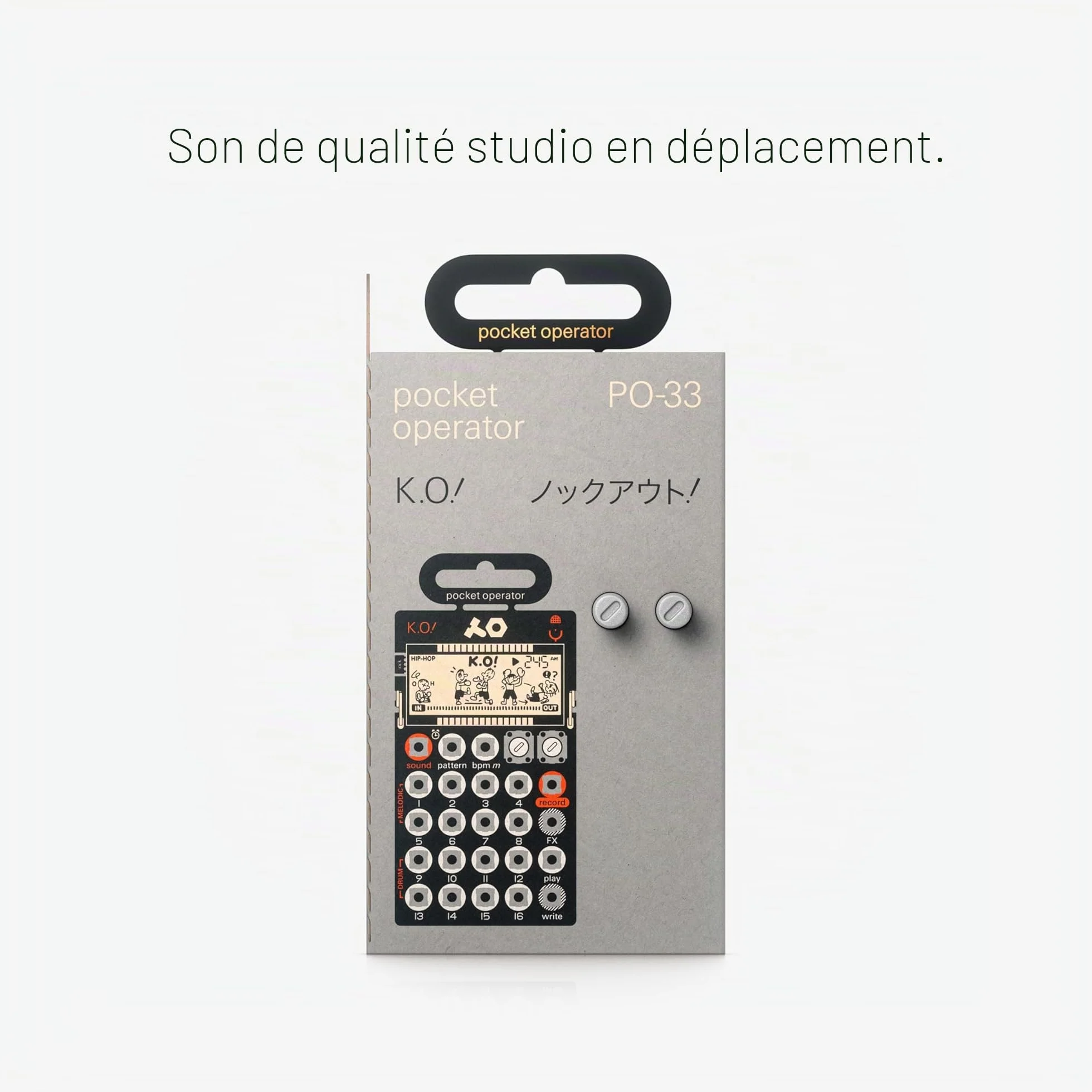 Teenage Engineering Pocket Operator PO-33 K.O.! Micro Sampler i Drum Machine z Mikrofonem