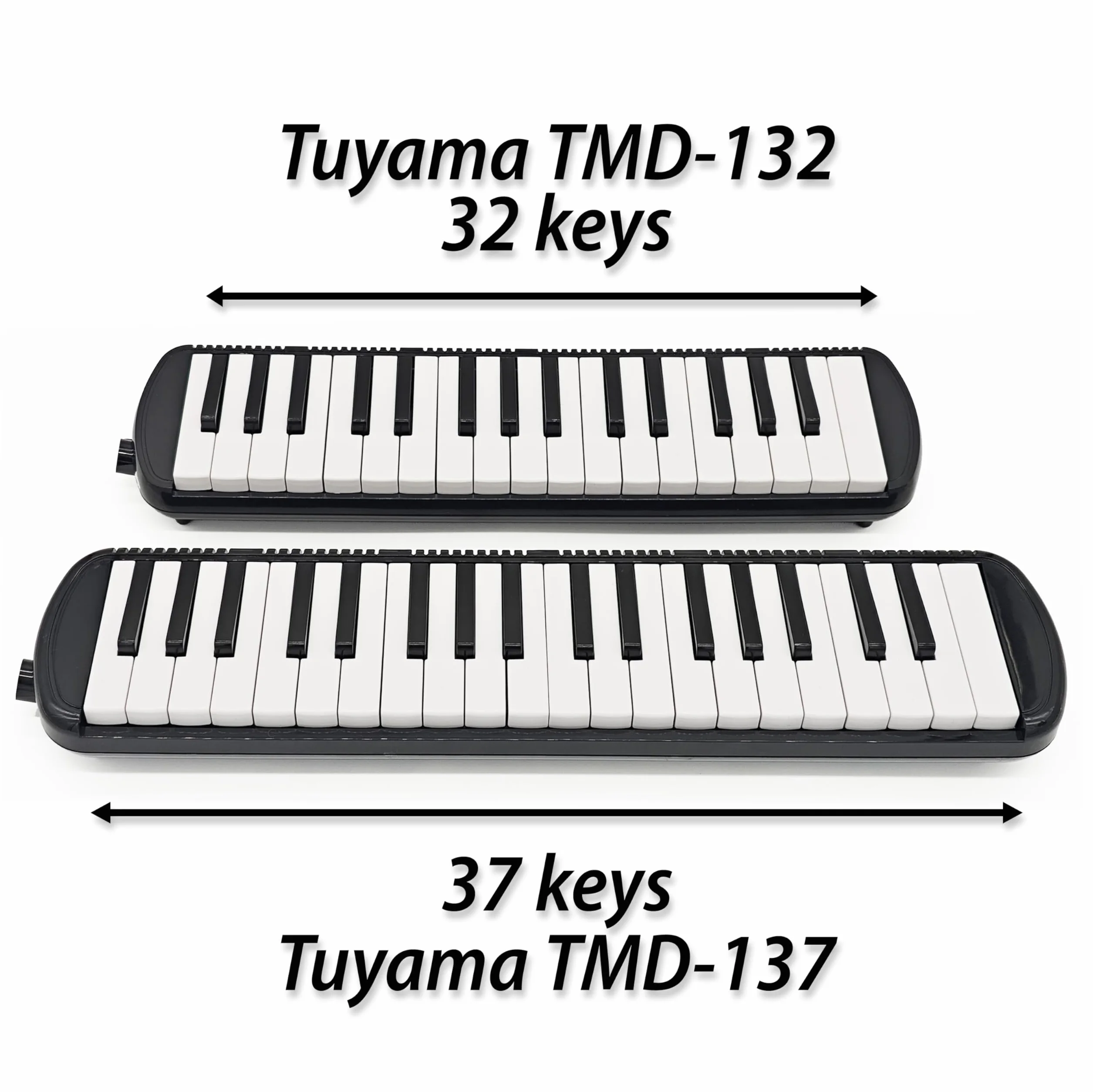 Melodica TMD-137 37 Touches avec Étui, Embouchure et Tuyau