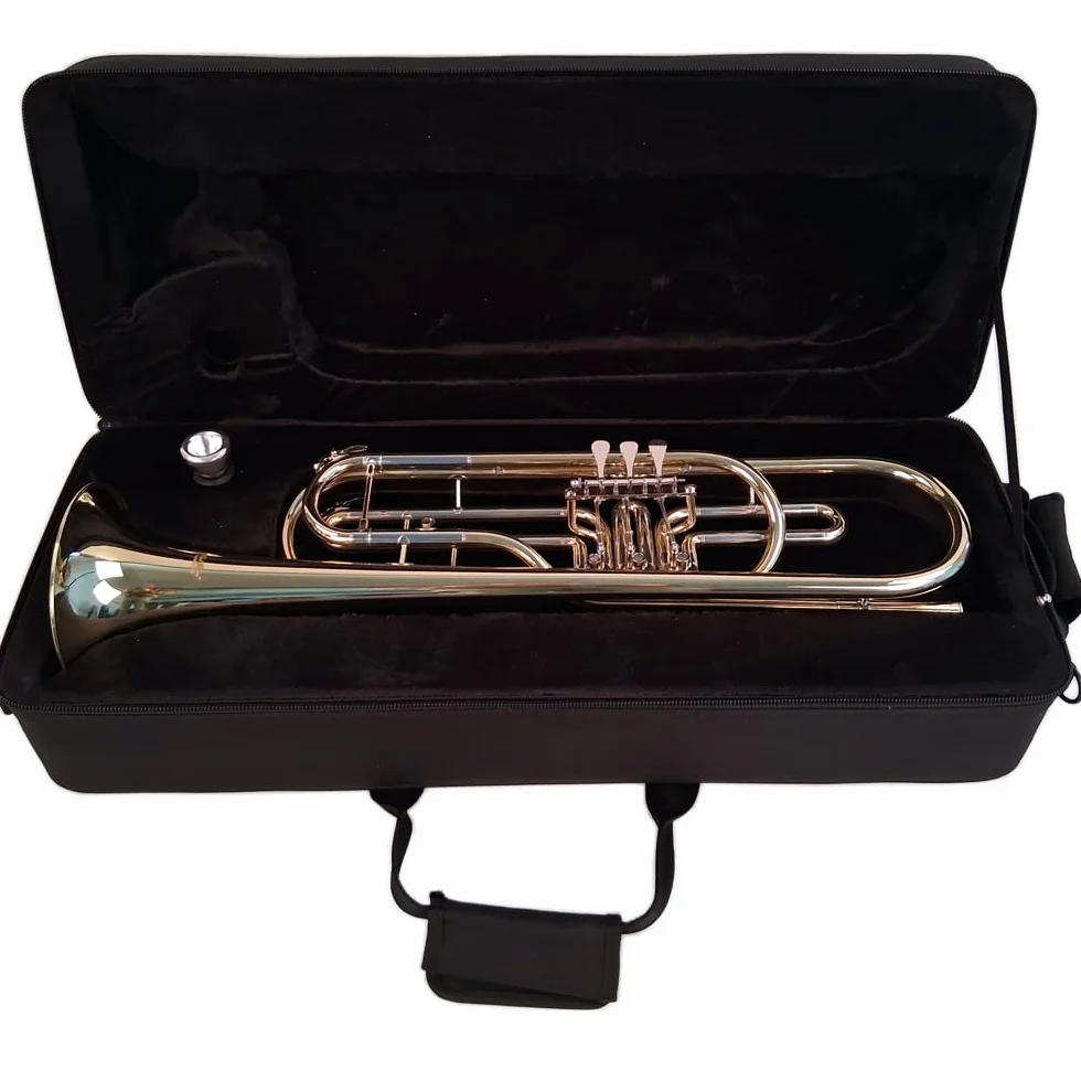 Bass Trompette Trompette basse avec Embouchure Étui Neuf