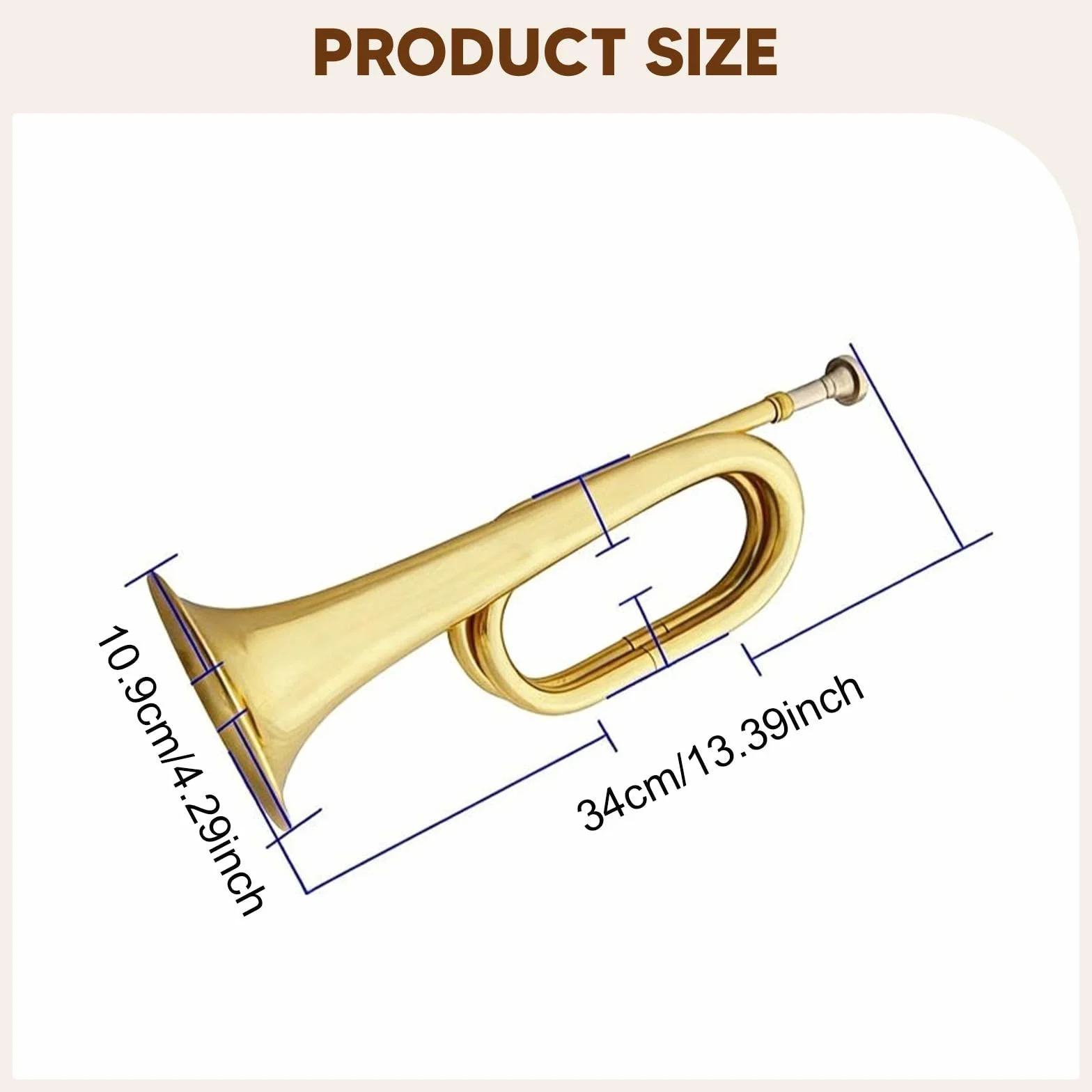 Trompette Portable pour Enfants avec Embouchure