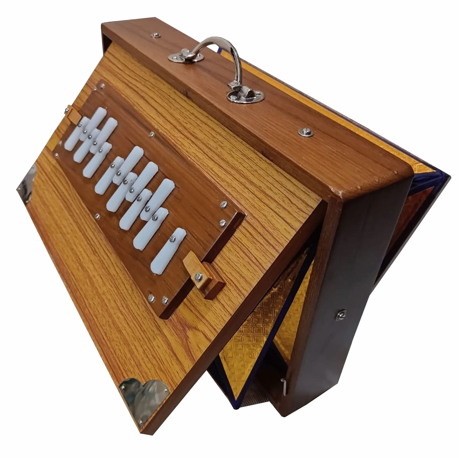 Superbrass Shruti Box en teck Gamme complète tonale 13 bouchons