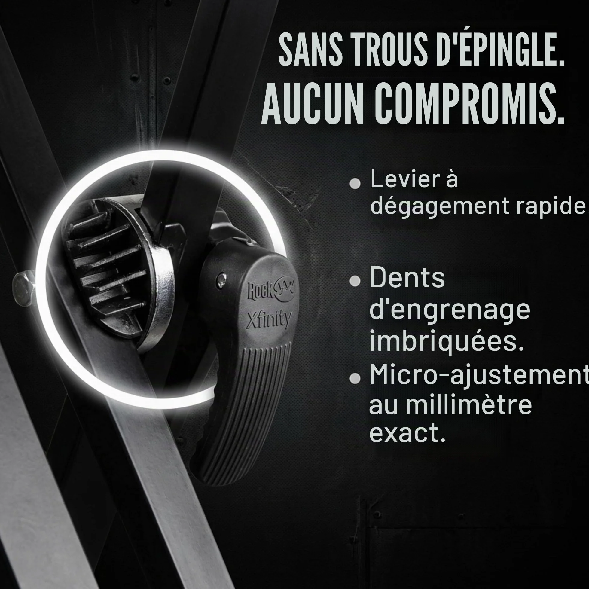 Windsor RockJam RJXX363 Support de Clavier Robuste Double X Réglable avec Déverrouillage Rapide et Verrou de Sécurité