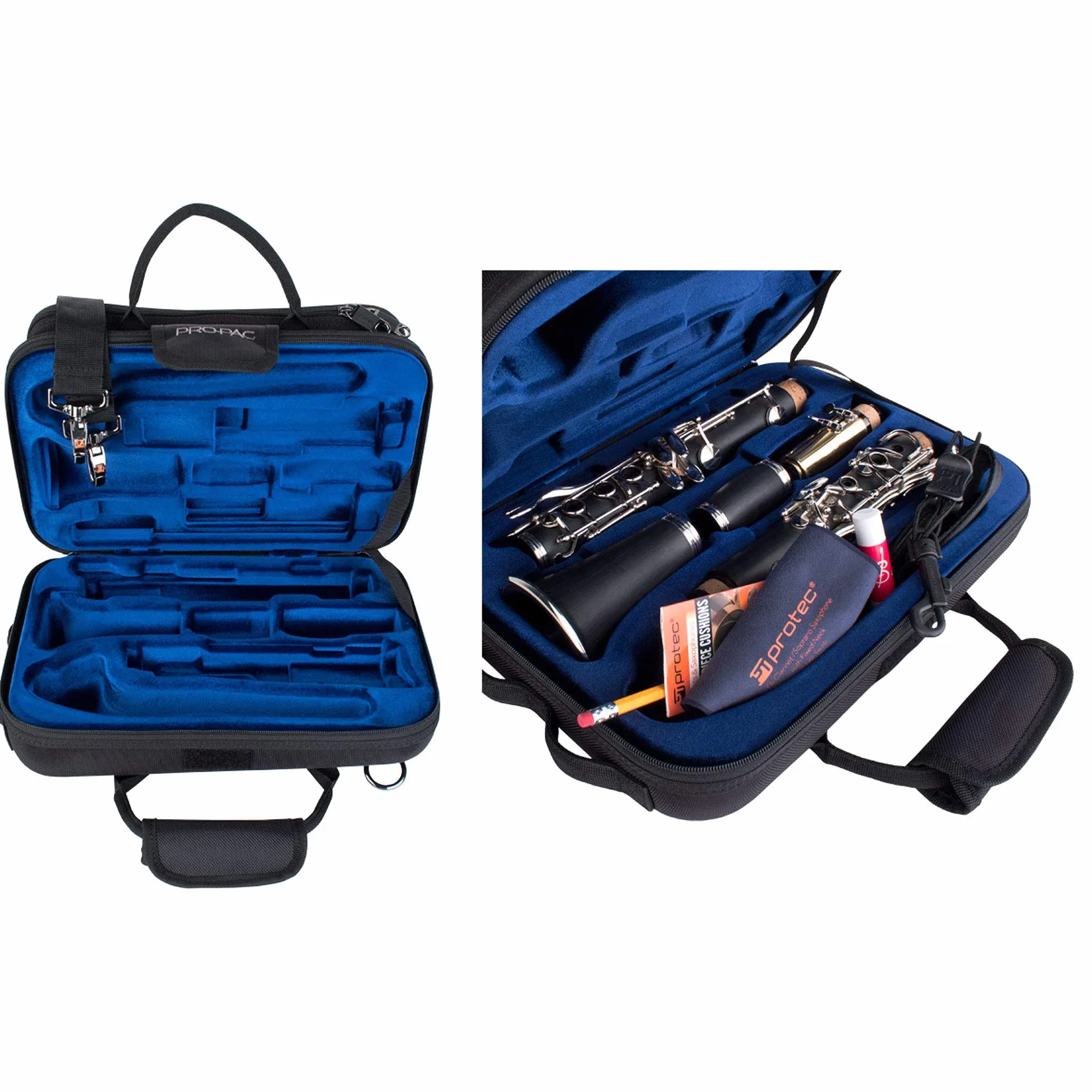 Protec PB307 Slimline Pro PAC Étui clarinette si bémol Noir
