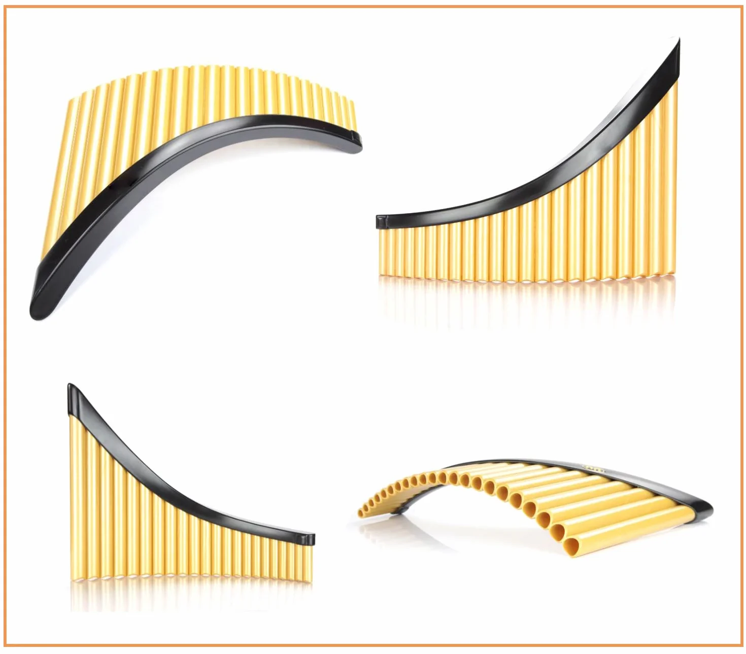 Panflute De ABS 22 Tubes Panpipes en Plastique Flûte De Pan Roumanie Instrument De Musique