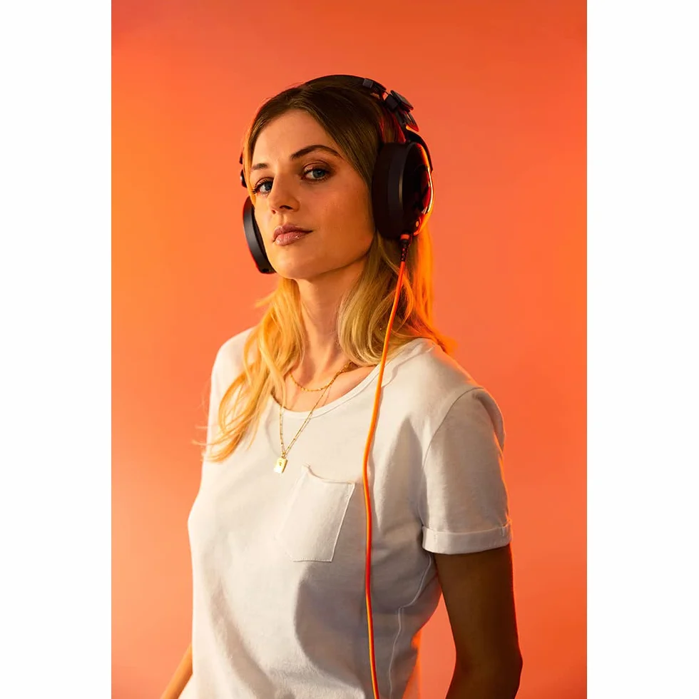 RØDE NTH-Cable pour casque NTH-100, 2,4m câble audio mâle à mâle 3,5mm avec adaptateur ¼-inch Orange