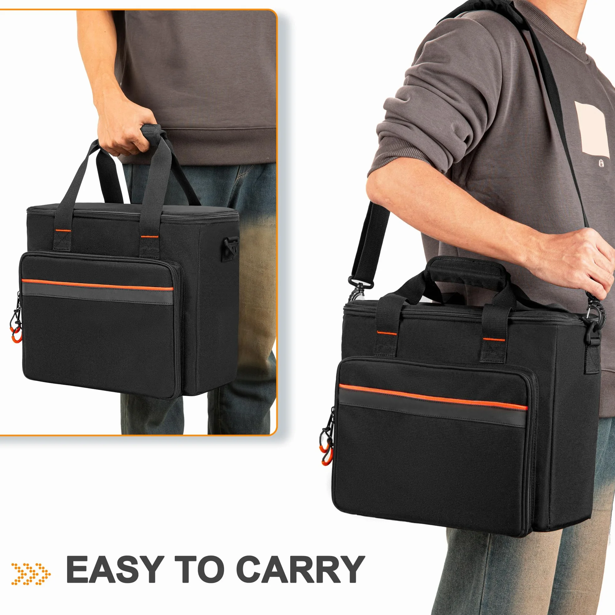 PGmoon Étui de Transport pour Microphone sans Fil 6 Emplacements, Sac Rembourré pour Chant Karaoké