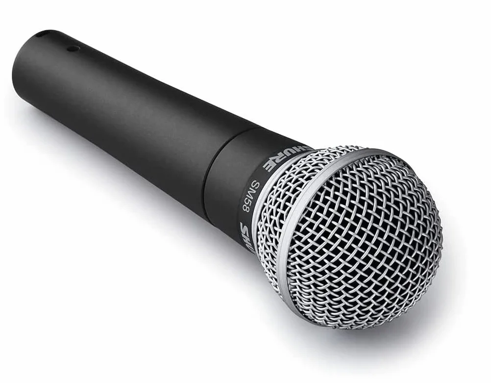Shure SM58-Lce Microphone Dynamique Cardioïde pour Voix, Spectacle Live, Sonorisation et Studio