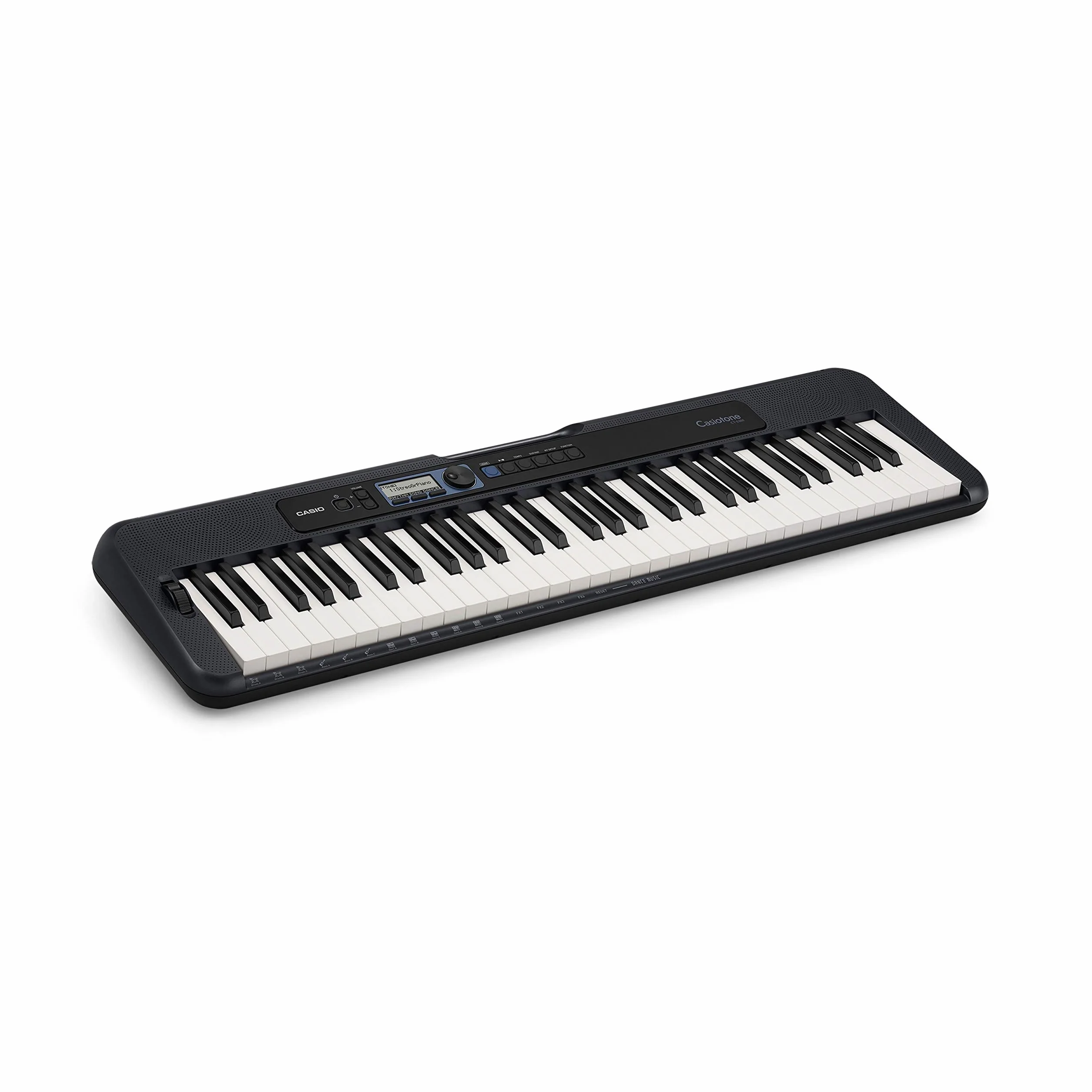 Casio Casiotone CT-S300 Clavier 61 Touches à Frappe Dynamique, 400 Sons, 77 Rythmes, Noir