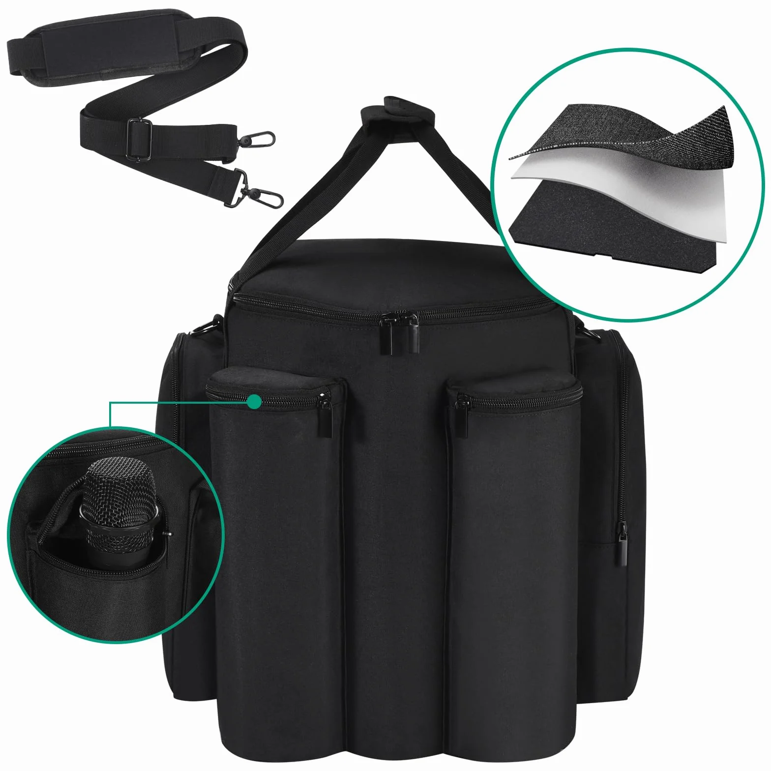 Bose S1 Pro S1 Pro+ Etui de Transport Housse pour Haut-parleurs Bluetooth Portable Sac à bandoulière Noir