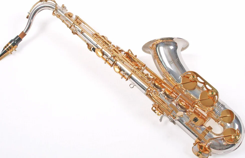 Saxophone Ténor Argent Or avec étui