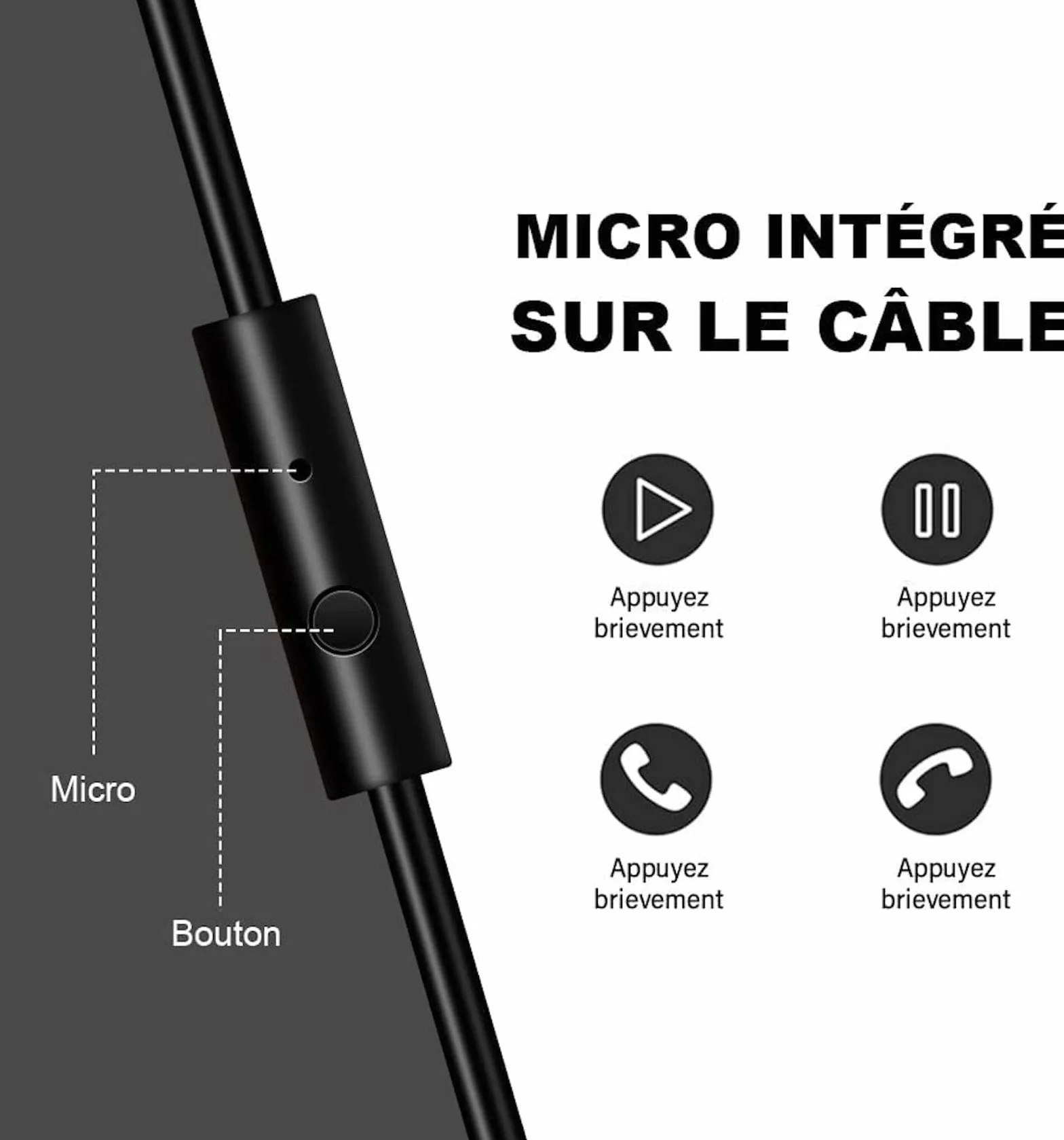 OneOdio Casque Audio Filaire DJ Hi-Res Audio Extra Basse Son Pliable avec Micro Share-Port Pro-10
