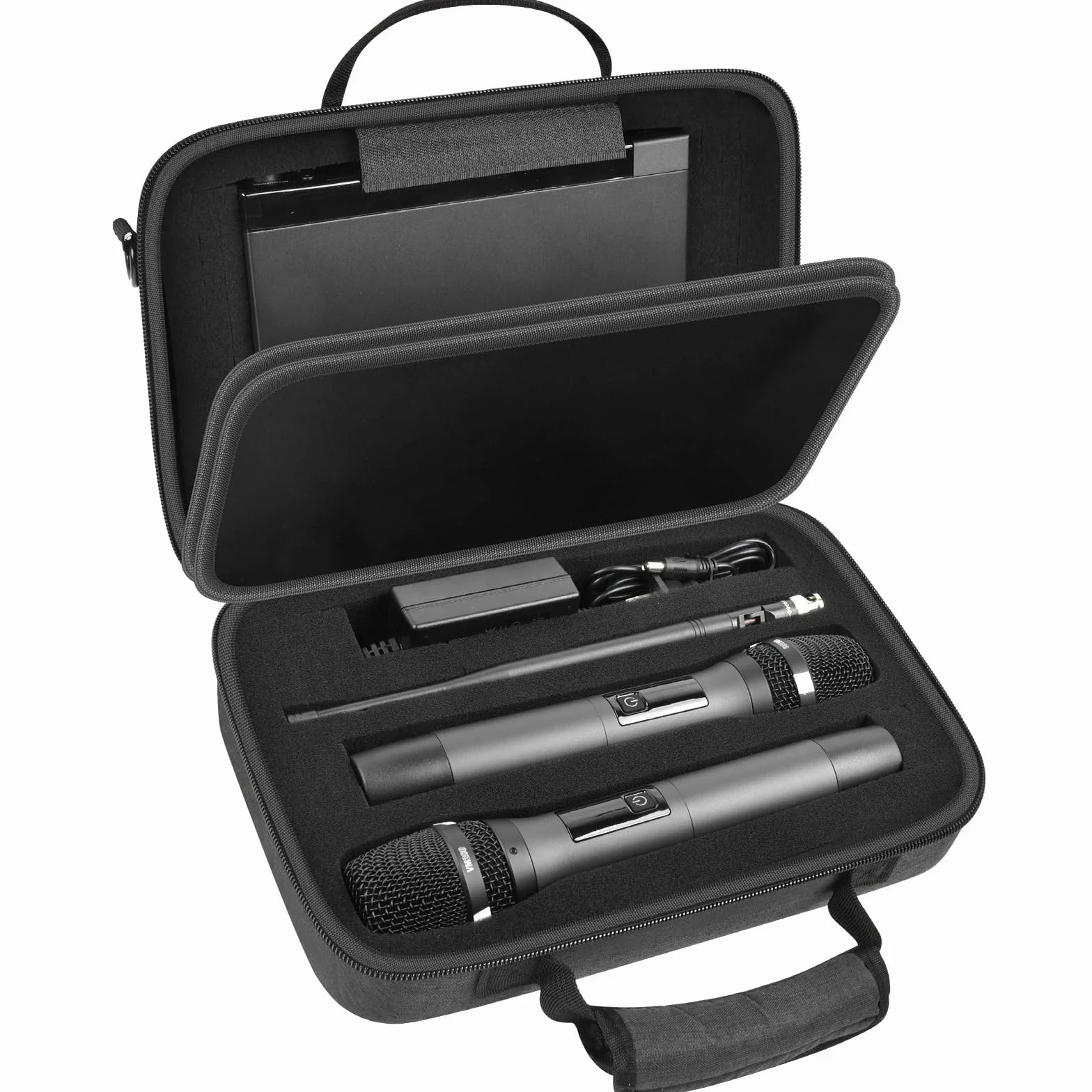 Étui de microphone sans fil pour JBL, Tonor, Shure, Bietrun, 2 systèmes, mousse DIY