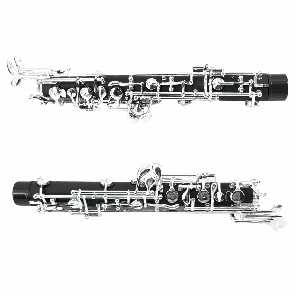 Yinfente Obôe Ebonite C Clé Gauche F Résonance Semi-Automatique Instrument à Vent