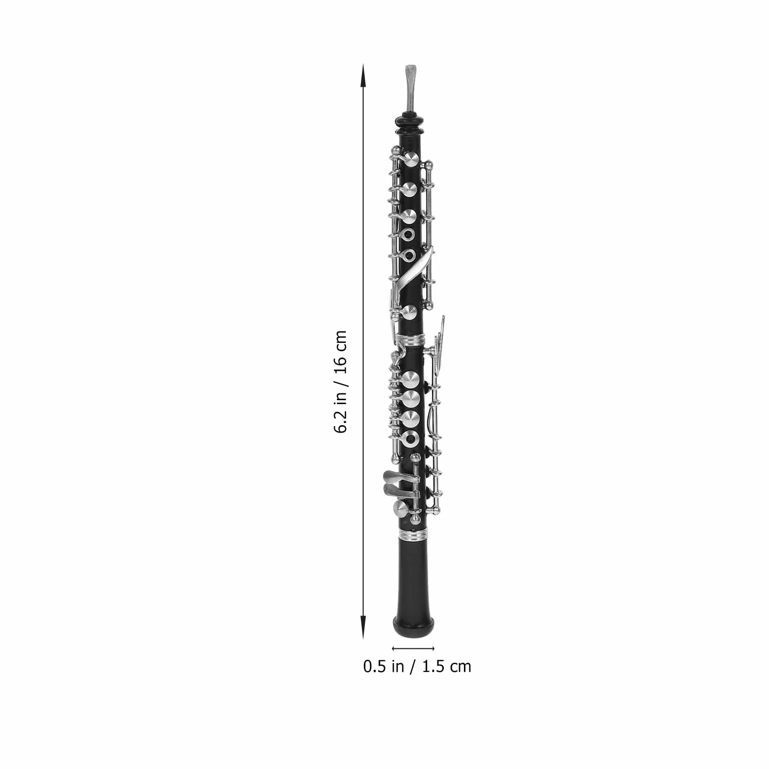 Alipis Mini Oboe Model Instrument Cuivre Clarinette Hautbois Ornement Maison Café