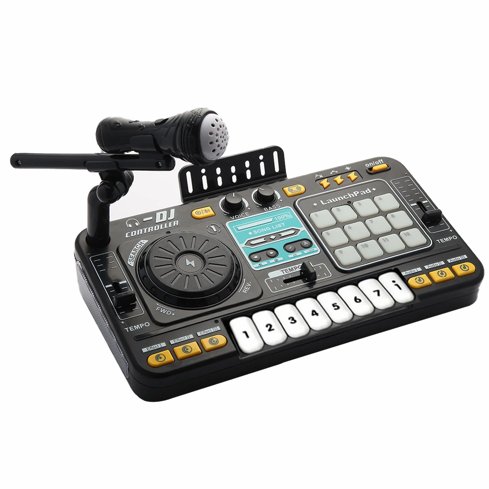 Le mixeur DJ et le lecteur de disques pour enfants avec microphone Bluetooth